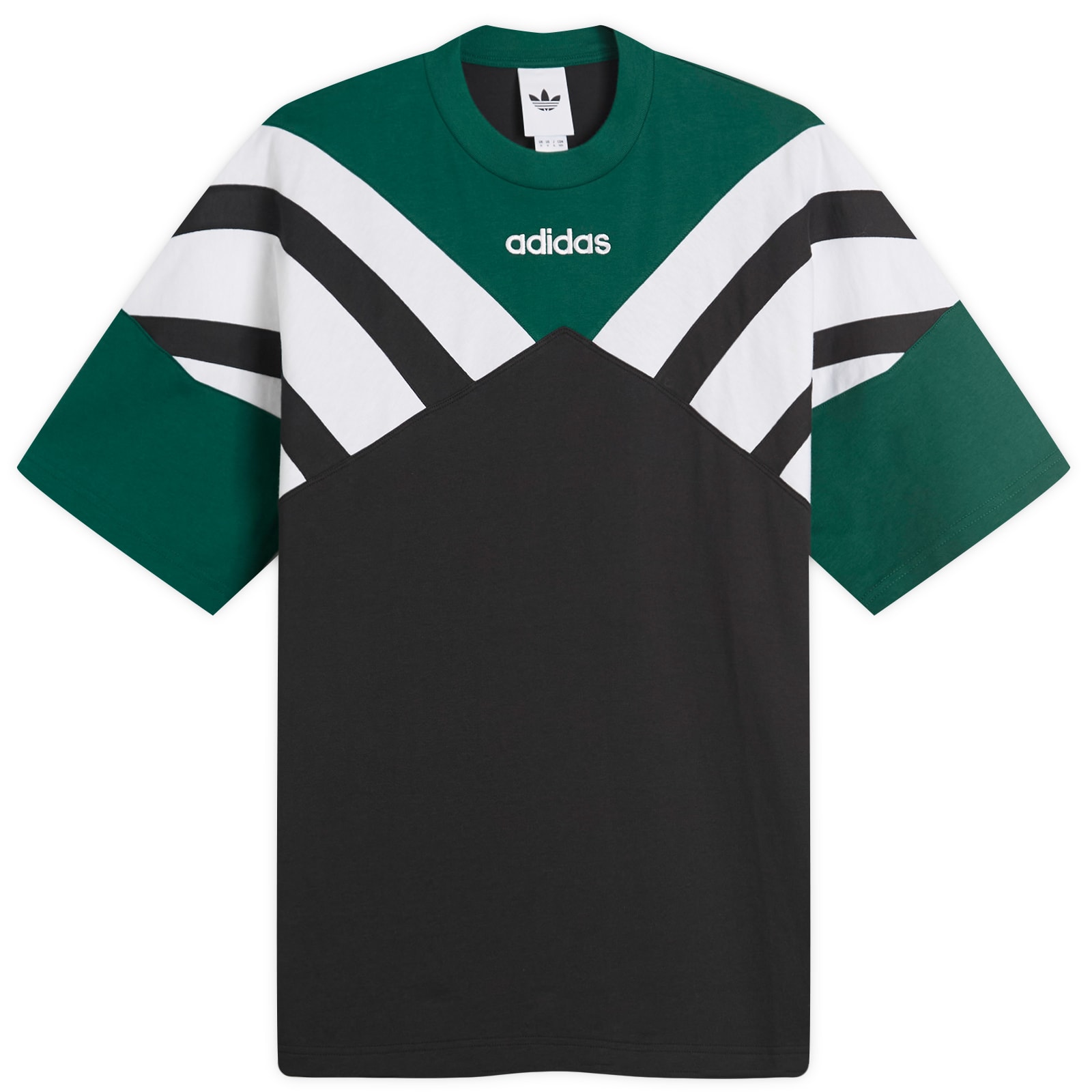 Adidas Men's Black/Collegiate Green Cutline T-Shirt
