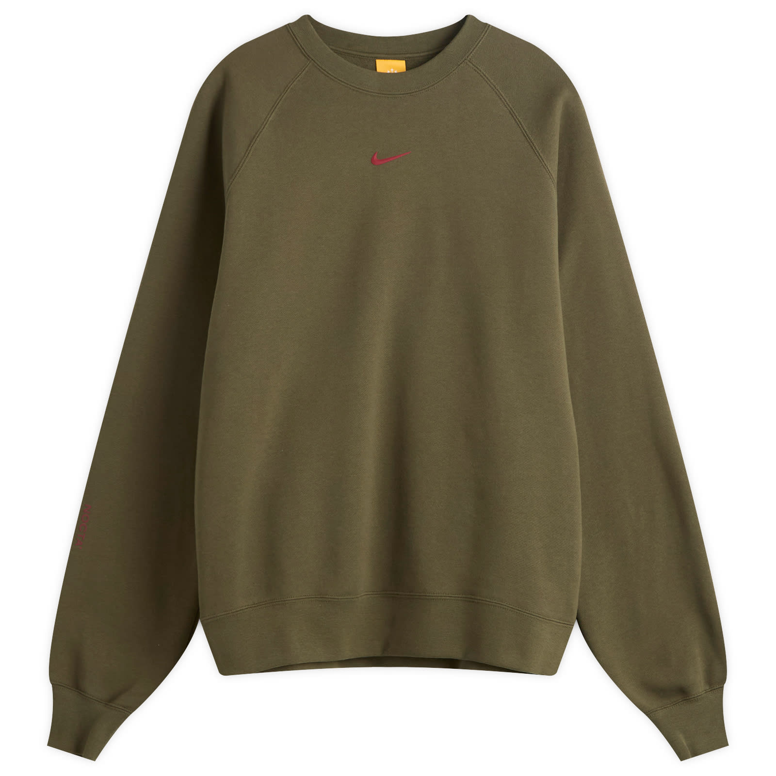 Nike x Nocta Crew Fleece Khaki & Red | END. (AR)