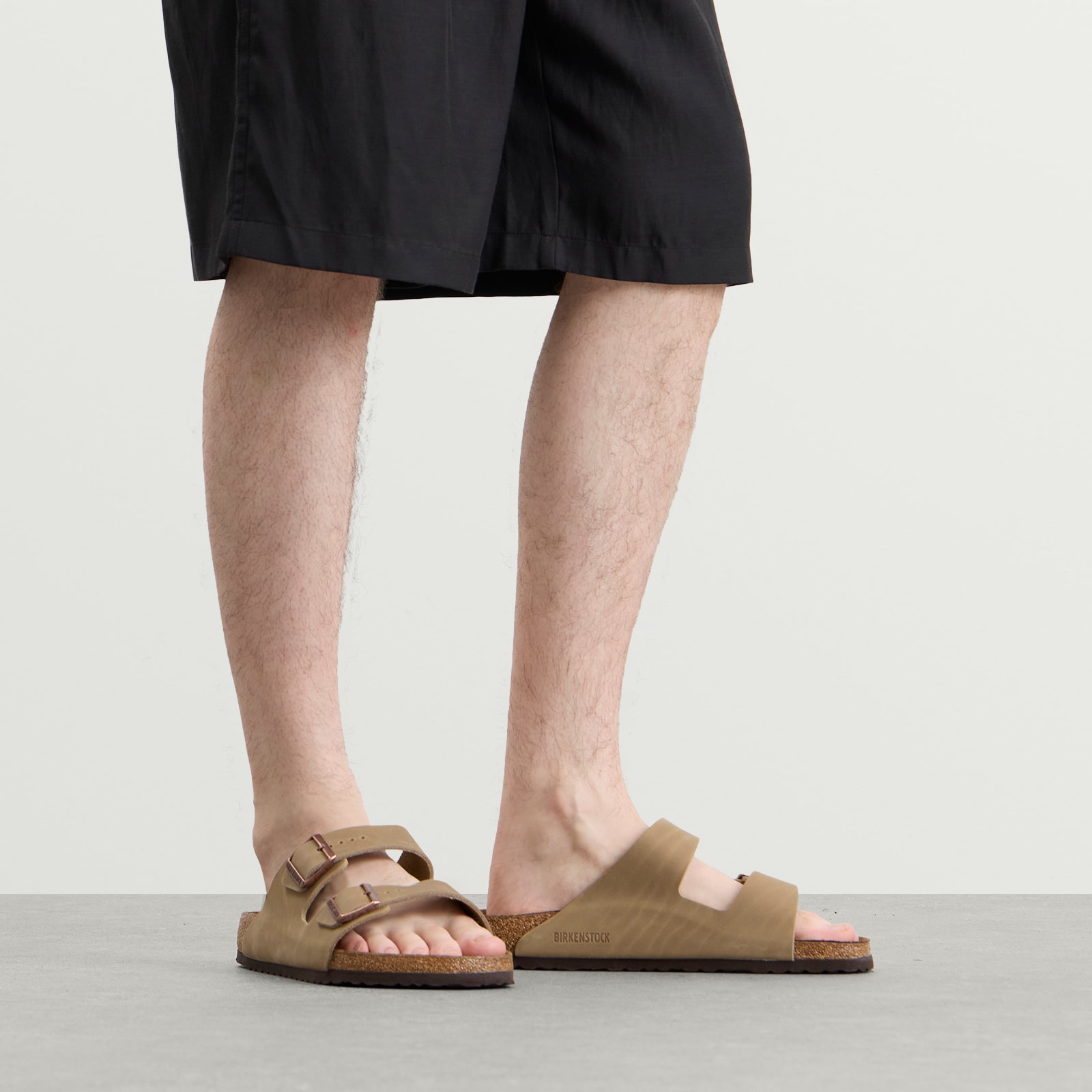 Birkenstock Sandalias De Piel Normal Arizona Leoi (ajuste Regular) Marrón — photo 6