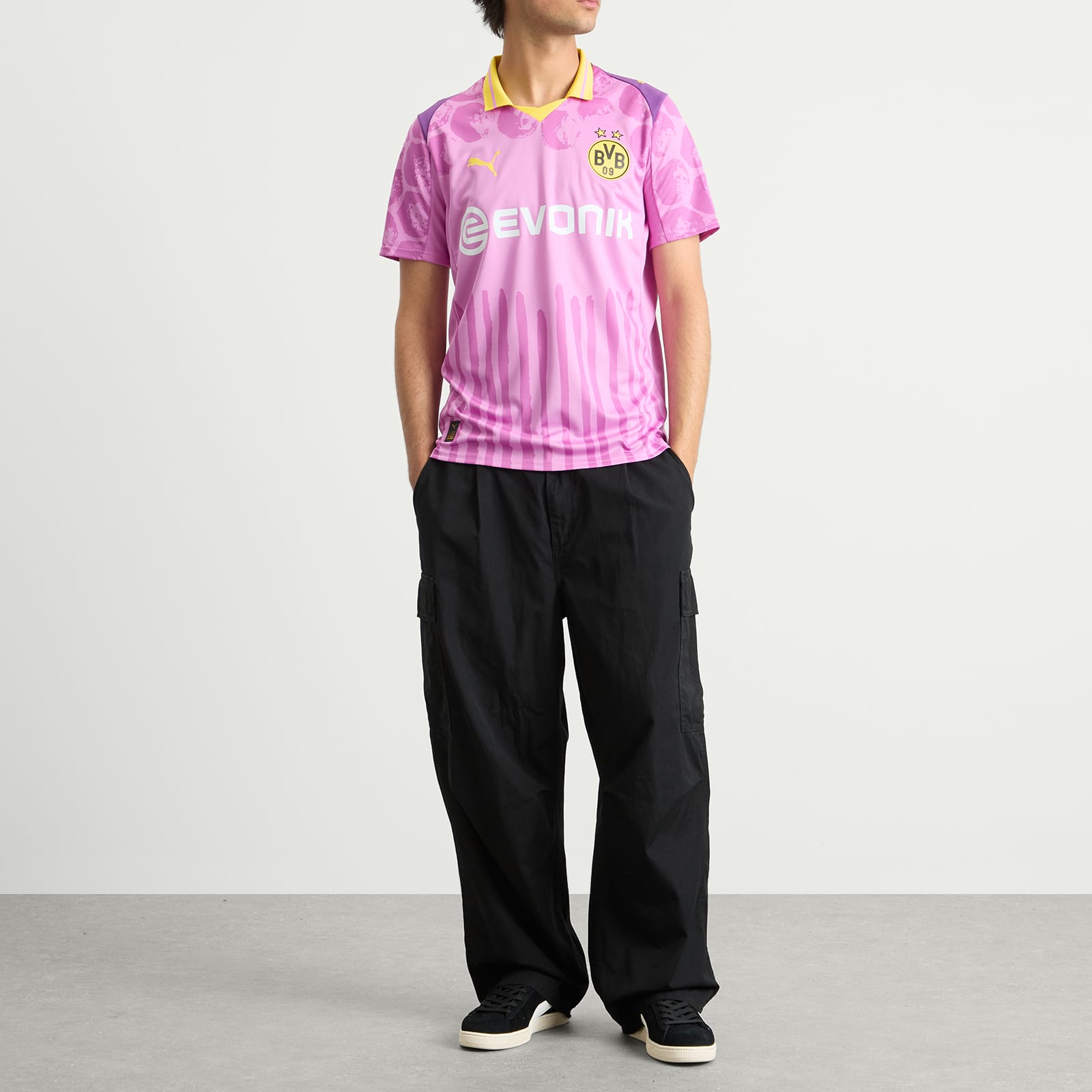 PUMA Kidsuper x Borussia Dortmund Jersey Men, Mauve Pop