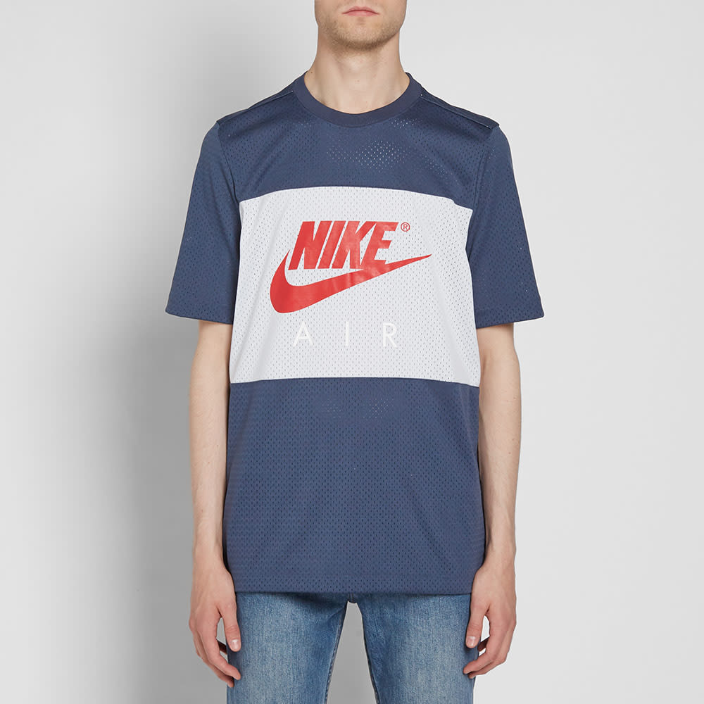 Nike shirt red and blue clearance