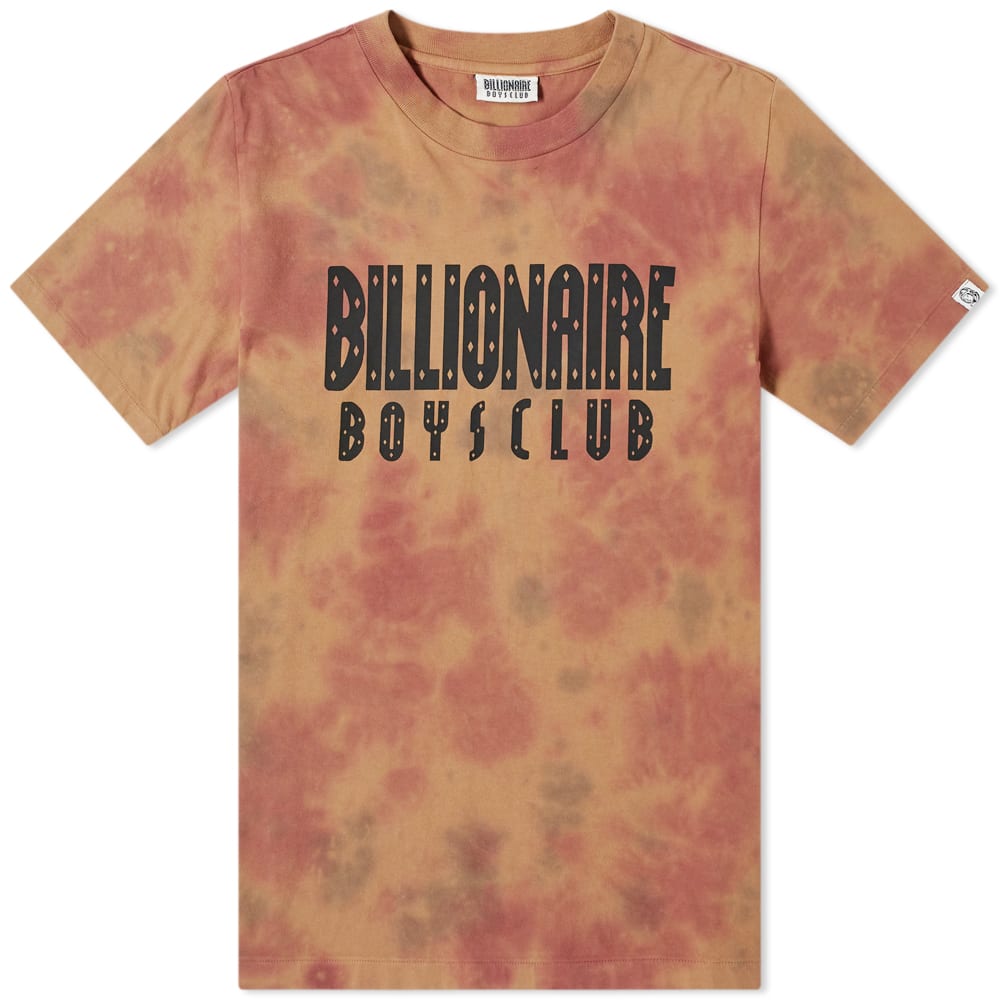 Hand-dyed for a uniquely out-of-this-world aesthetic, this graphic tee from Billionaire Boys Club is ready to transport your style to another dimension. Wearing simple text branding across the chest, the label’s astronaut figure appears both to the reverse and shrunk down on a woven brand tab; while a ribbed crewneck is provided for your urban-space exploration comfort.100% CottonHand DyedRibbed CrewneckPrinted BrandingWoven Brand TabThis product has undergone a hand dyeing process; the decoration of each piece is unique and may differ slightly to the images shown.