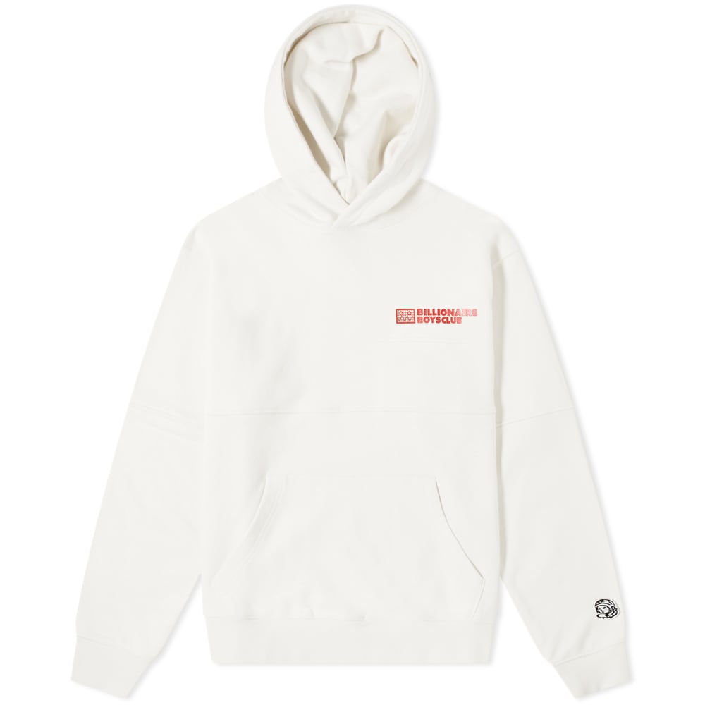 Billionaire Boys Club takes a pared-back approach with this winter-ready bone white hoody. Constructed from loopback jersey and finished with ribbed trims to the cuffs and hem, the panelled popover wears a kangaroo pouch pocket; while simple printed branding to the chest and an iconic astronaut at the cuff complete the street-ready look.100% CottonLoopback JerseyPanelled ConstructionPrinted BrandingAstronaut AppliquéKangaroo Pouch PocketRibbed Cuffs & Hem