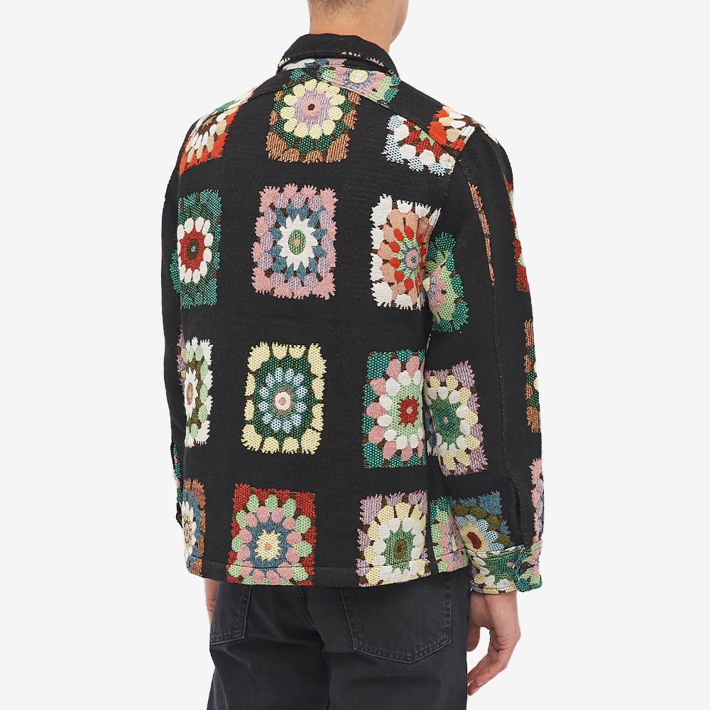 Sunflower Floral CPO Shirt Black Floral END. (US)