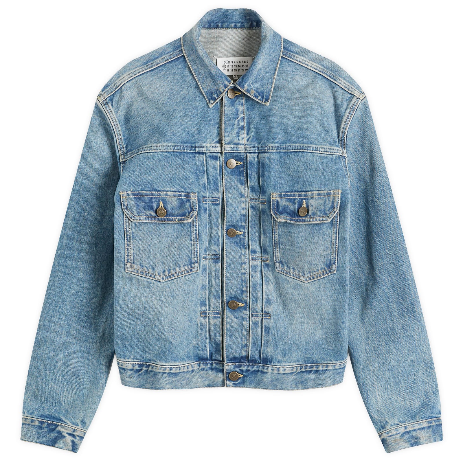 Maison Margiela Men's Denim Jacket Medium Blue - Curated Menswear