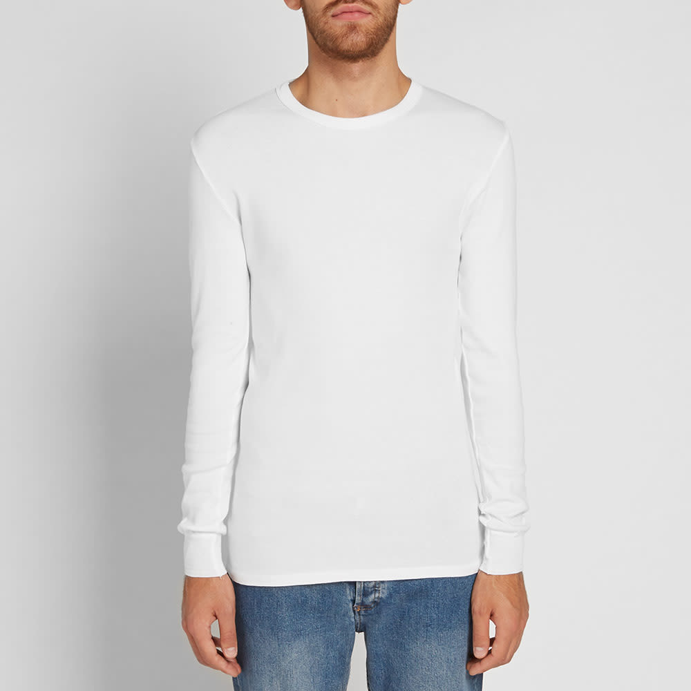 Schiesser Karl-Heinz Long Sleeve Crew Tee White | END. (US)