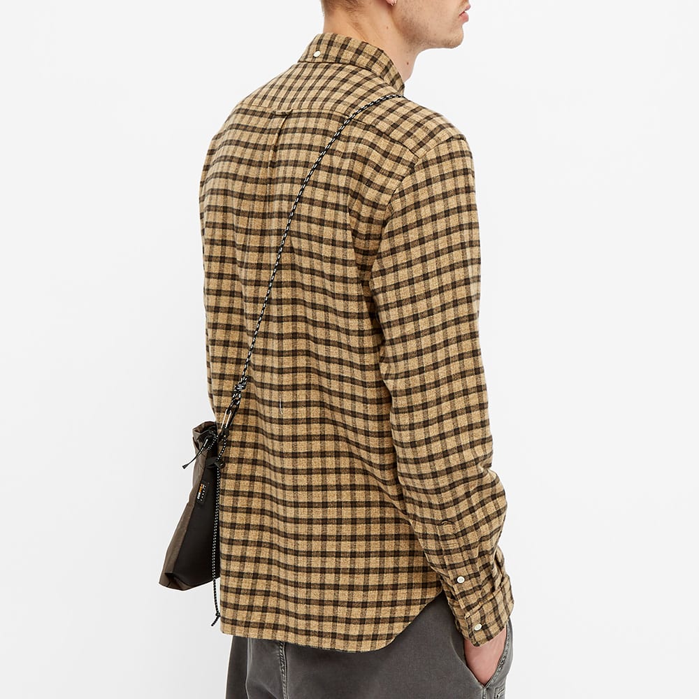 Beams Plus Button Down Speckle Dyed Flannel Shirt Beams Plus Button Down Speckle Dyed Flannel Shirt