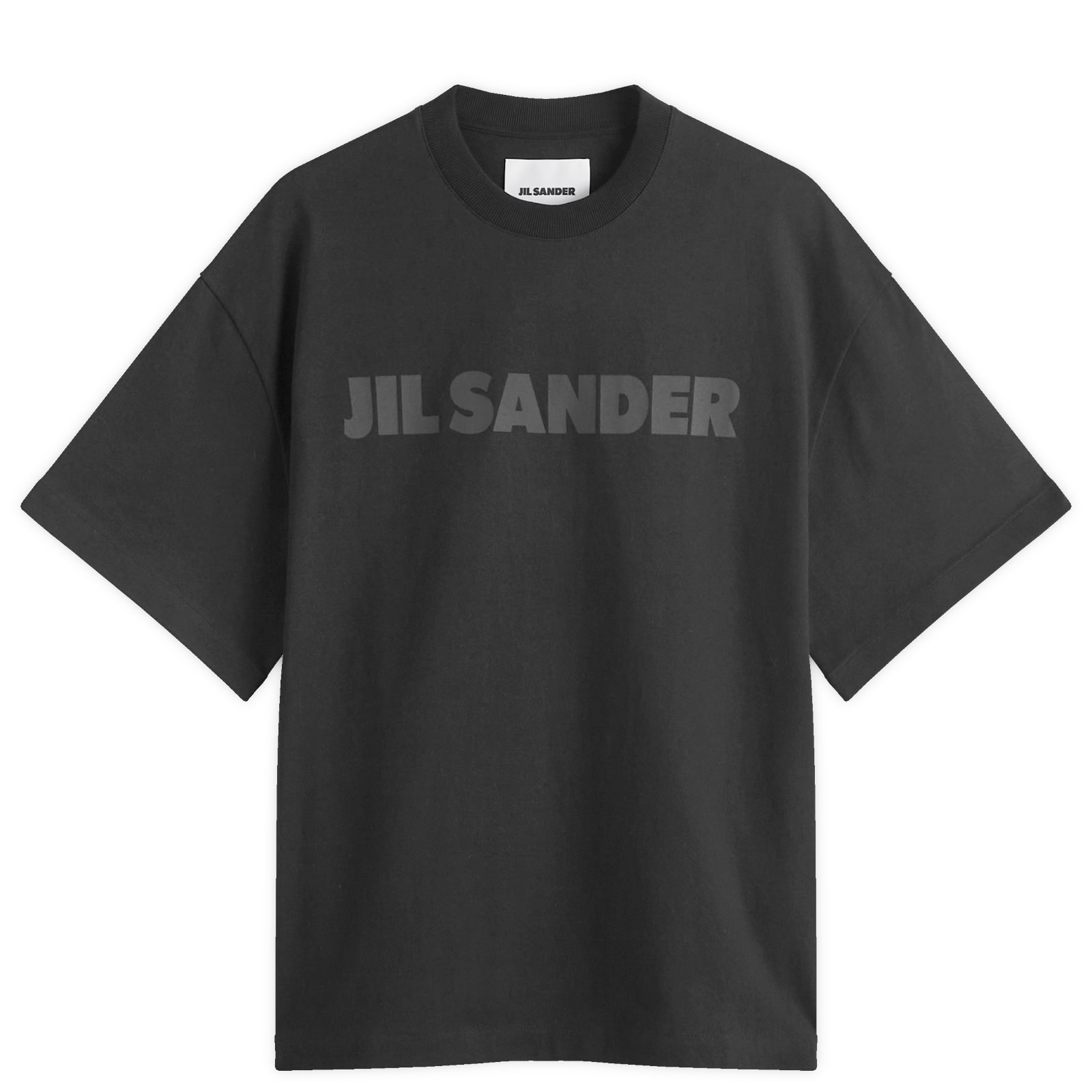 Tシャツ・カットソー Jil Sander SS25 TSHIRT LOGO TONAL (J21GC0168J20243 102) Jil Sander Boxy Tonal Logo T-shirt Porcelain – Très Bien