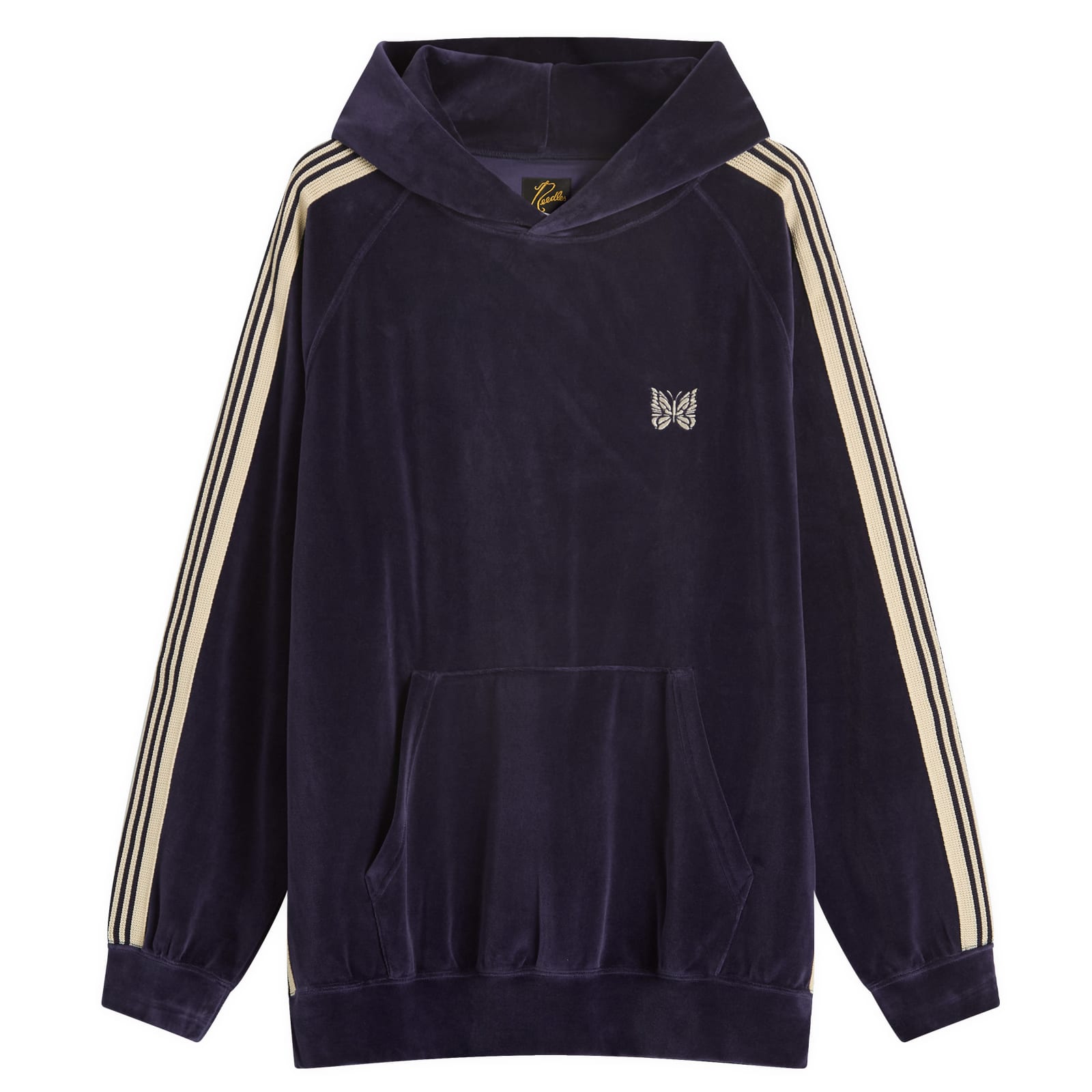 Needles Velour Track Hoodie Navy | END. (US)