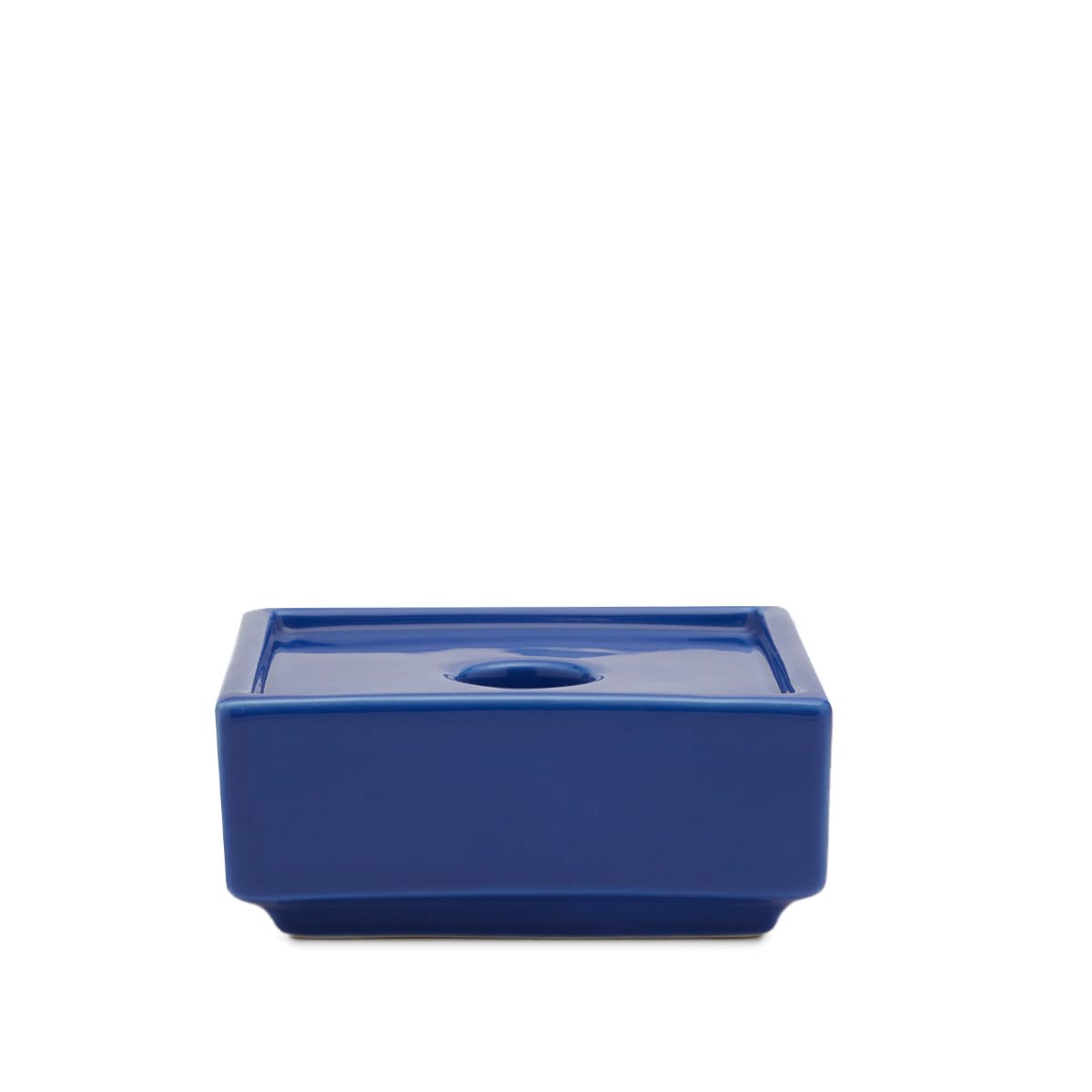 Hay Unisex Blue Mattone Candleholder - Small