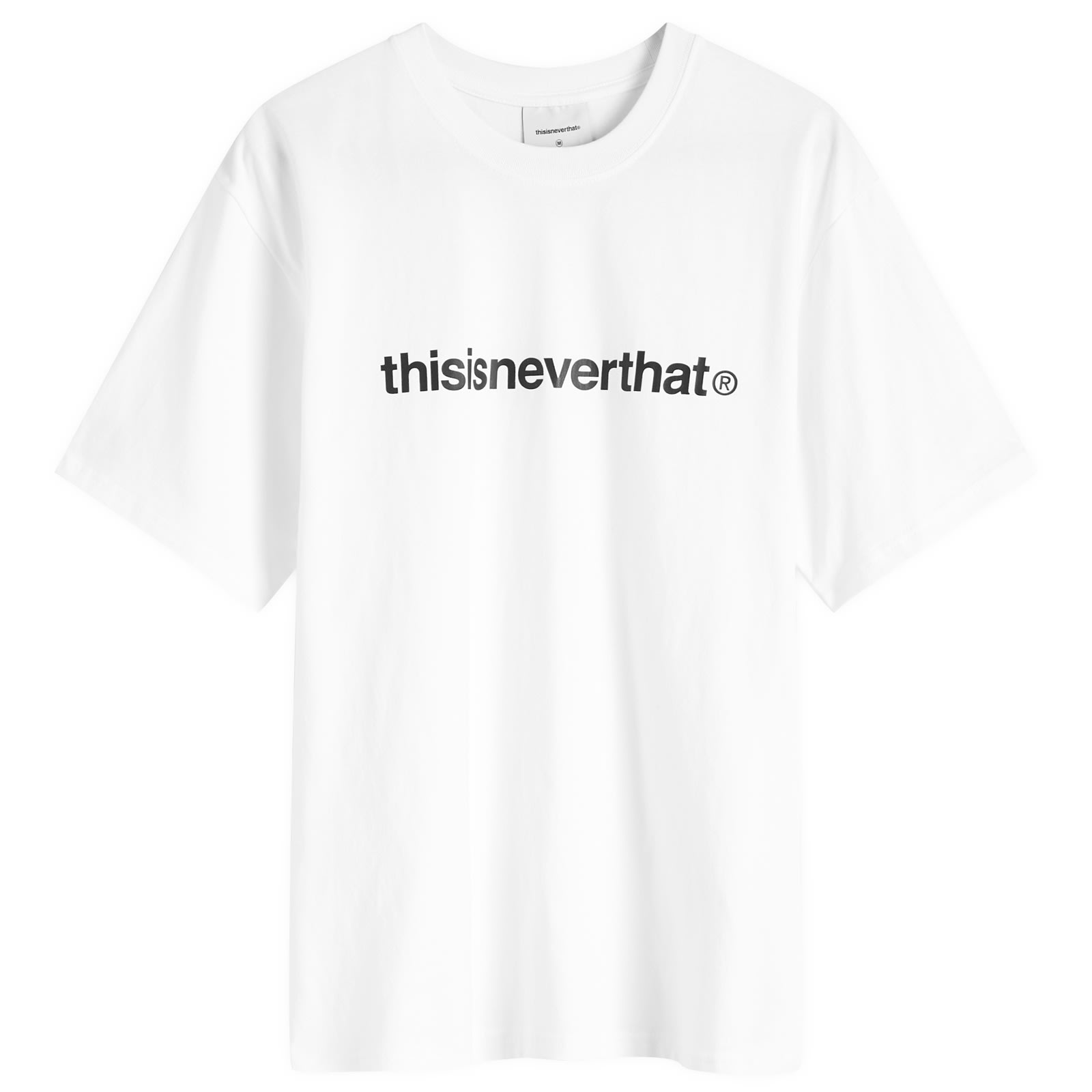 ★thisisneverthat★ TLogo Tee TN243TTSST01 thisisneverthat t-shirt T-Logo Tee men's gray color with a