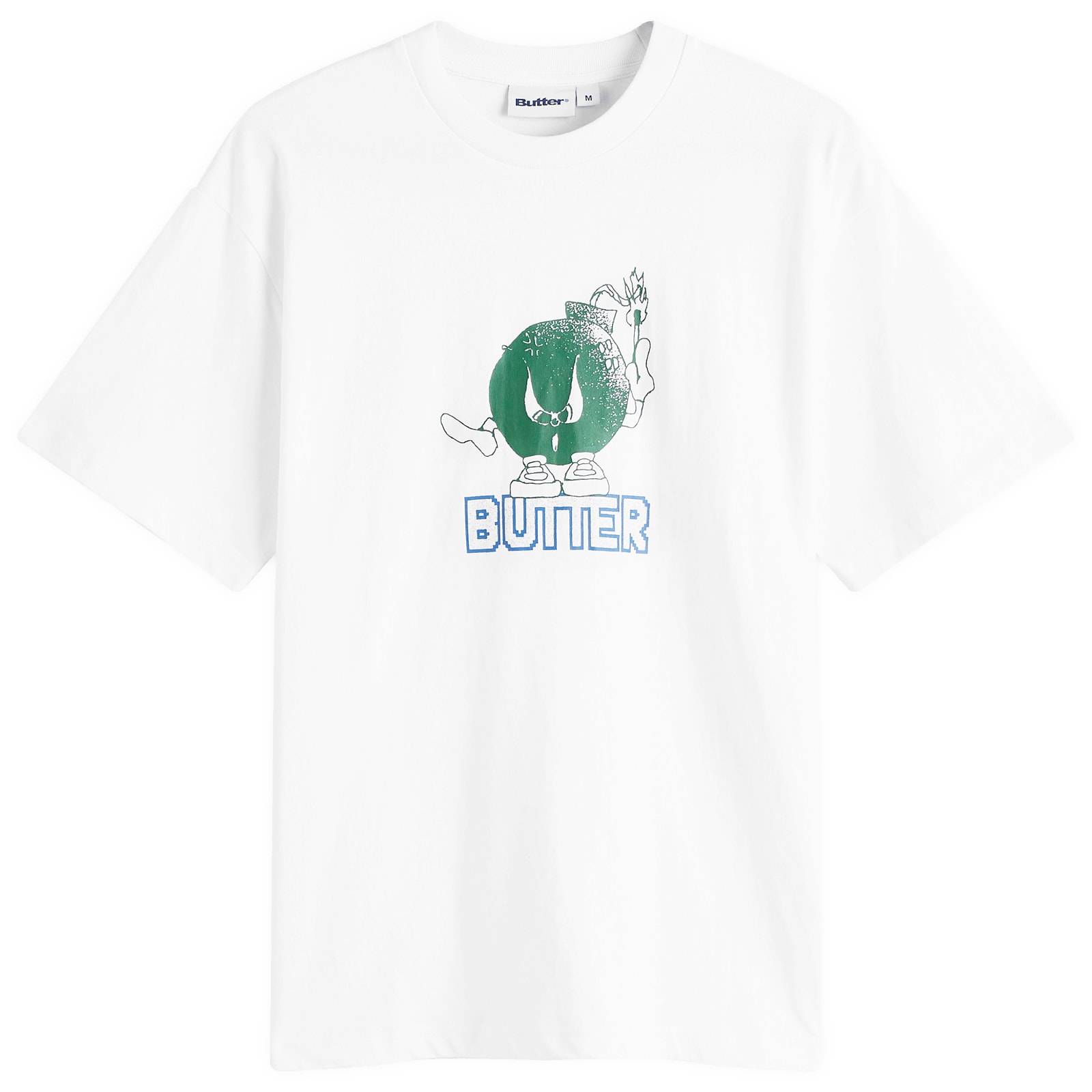 Butter Goods Men's Tempo Logo T-Shirt White - Curated Menswear