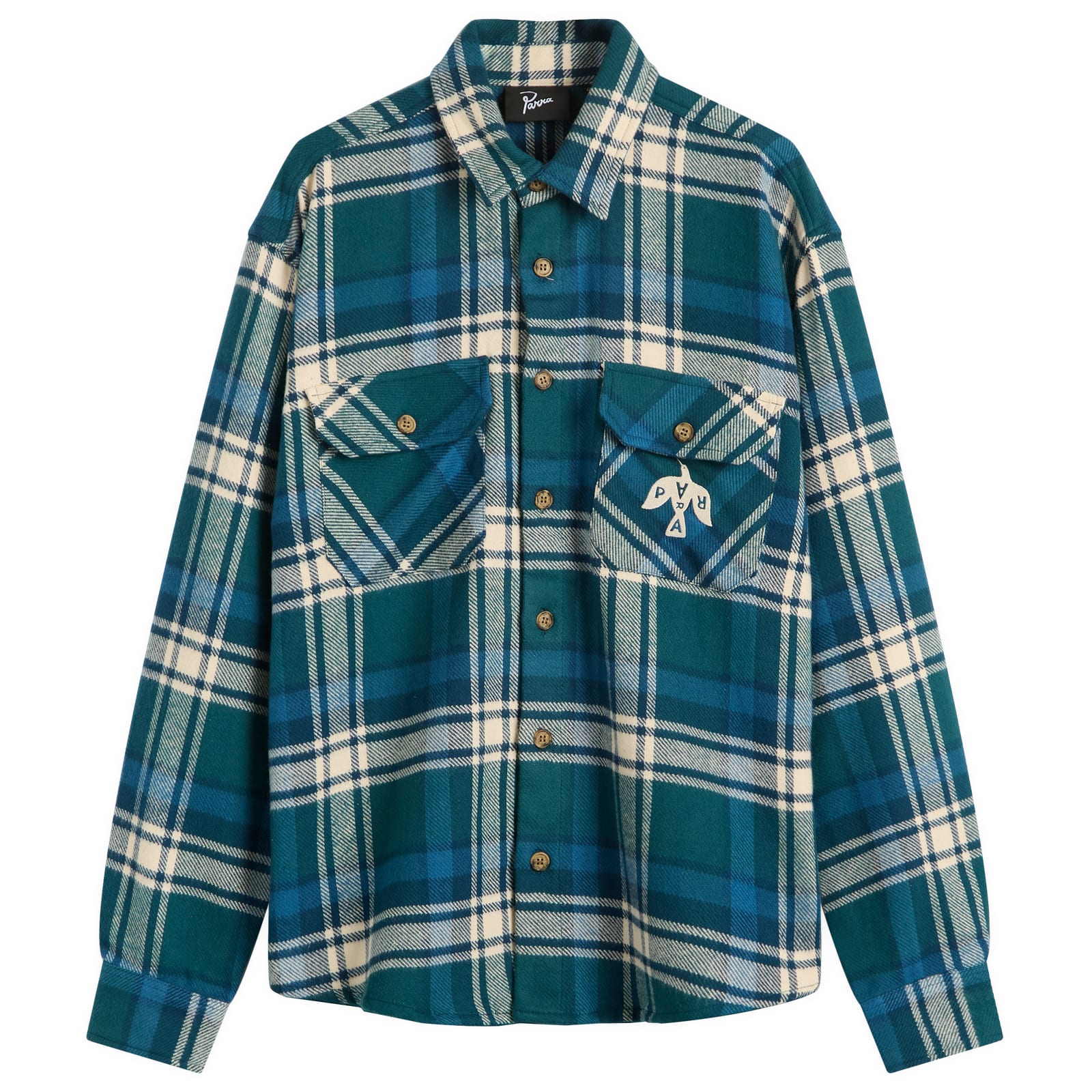 Wacko Maria Men's x Bob Marley Type-1 Hawaiian Shirt Green
