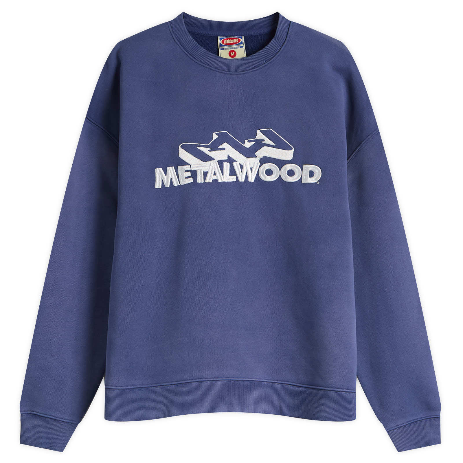 Metalwood Studio Men’s Mountaineer Crew Sweatshirt Navy