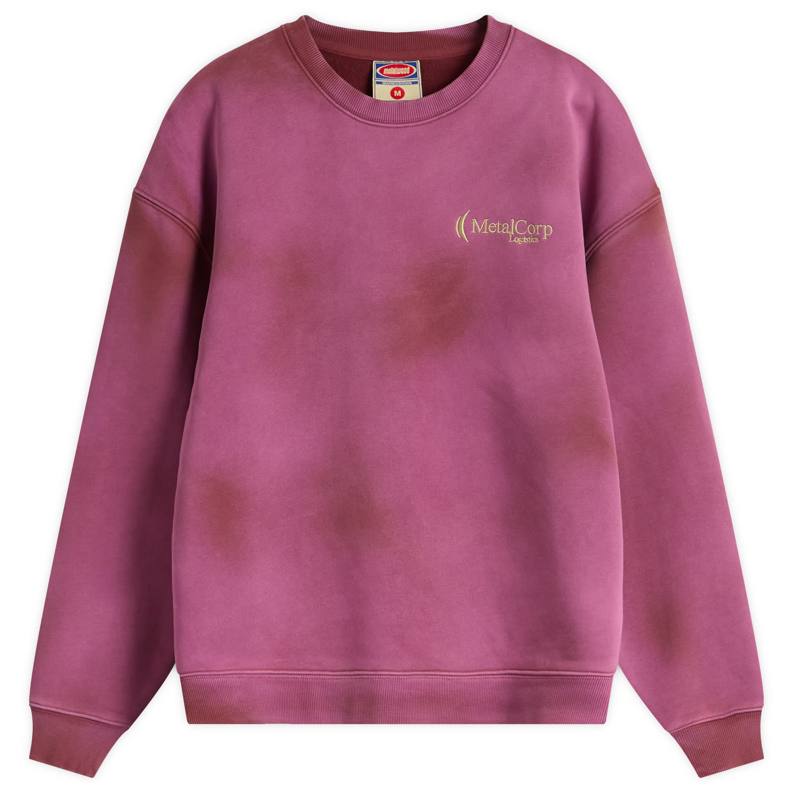 Metalwood Studio Men’s Metalcorp Crew Sweatshirt Vino
