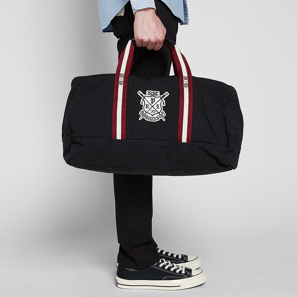 Polo Ralph Lauren Rowing Club Embroidered Holdall Black | END. (ES)