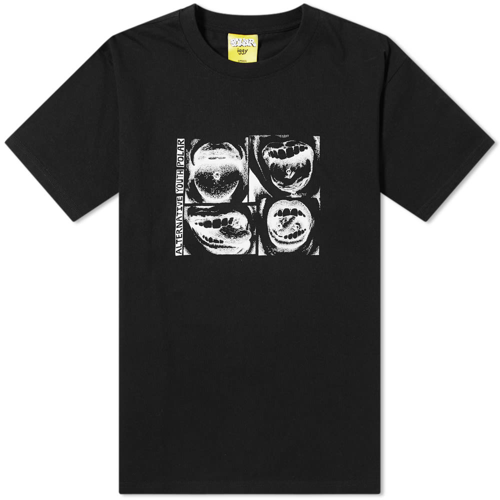 Sure to be a stand-out addition to your staple tee line-up, the Polar Skate Co. Alternative Youth tee combines the quirky artwork of Jack Greer - Iggy - with their laid-back skate style. Stamped to the chest, Greer showcases his weird and wonderful imagery for an eye-catching finish.

100% Cotton
Ribbed Crewneck
Printed Branding
Made in Portugal