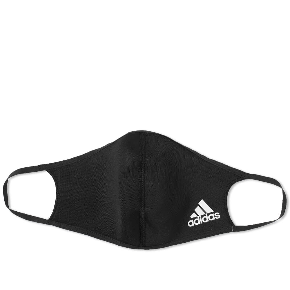 Adidas BoS Logo Face Mask 3 Pack Black END.