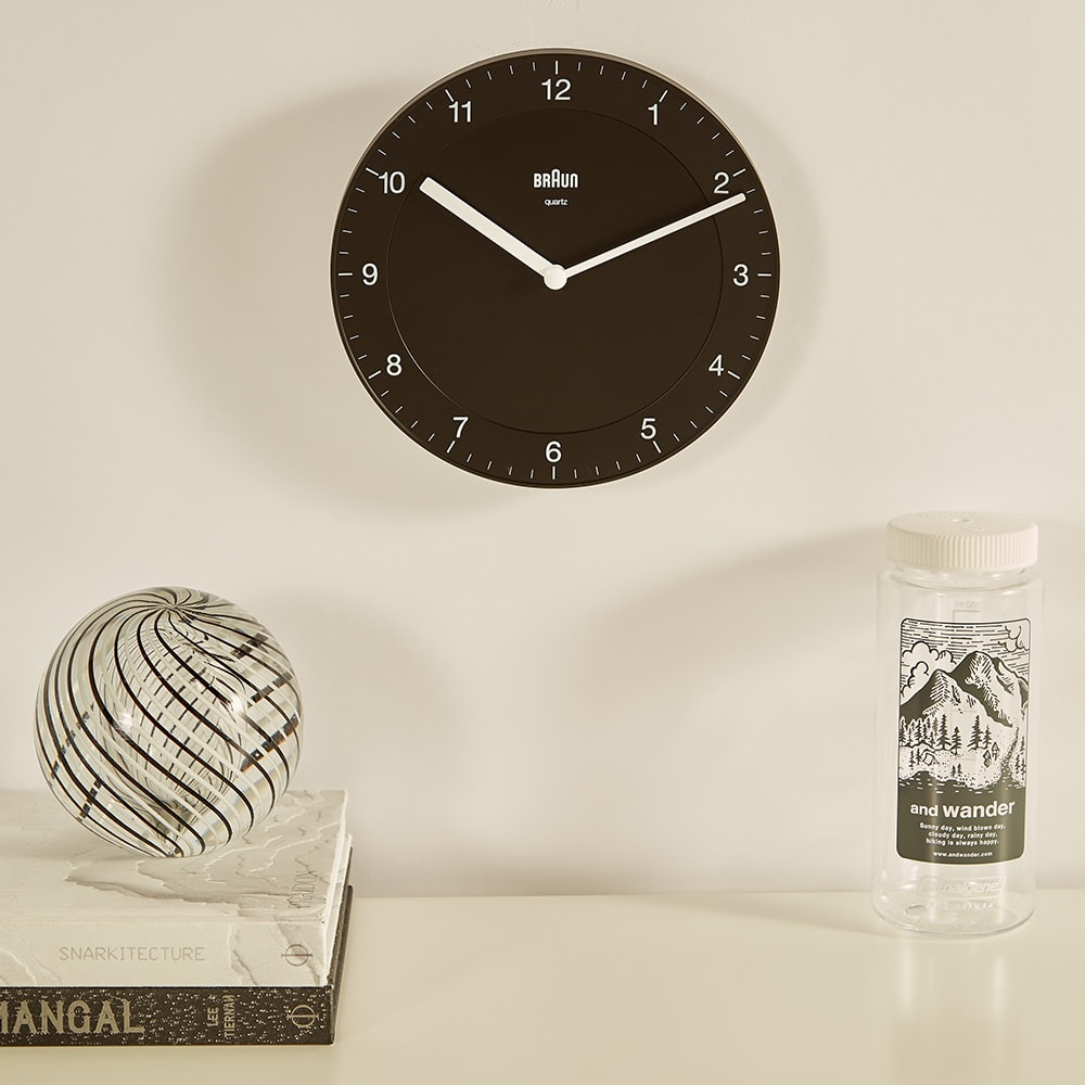 Braun BC06 Wall Clock Black END. (IE)