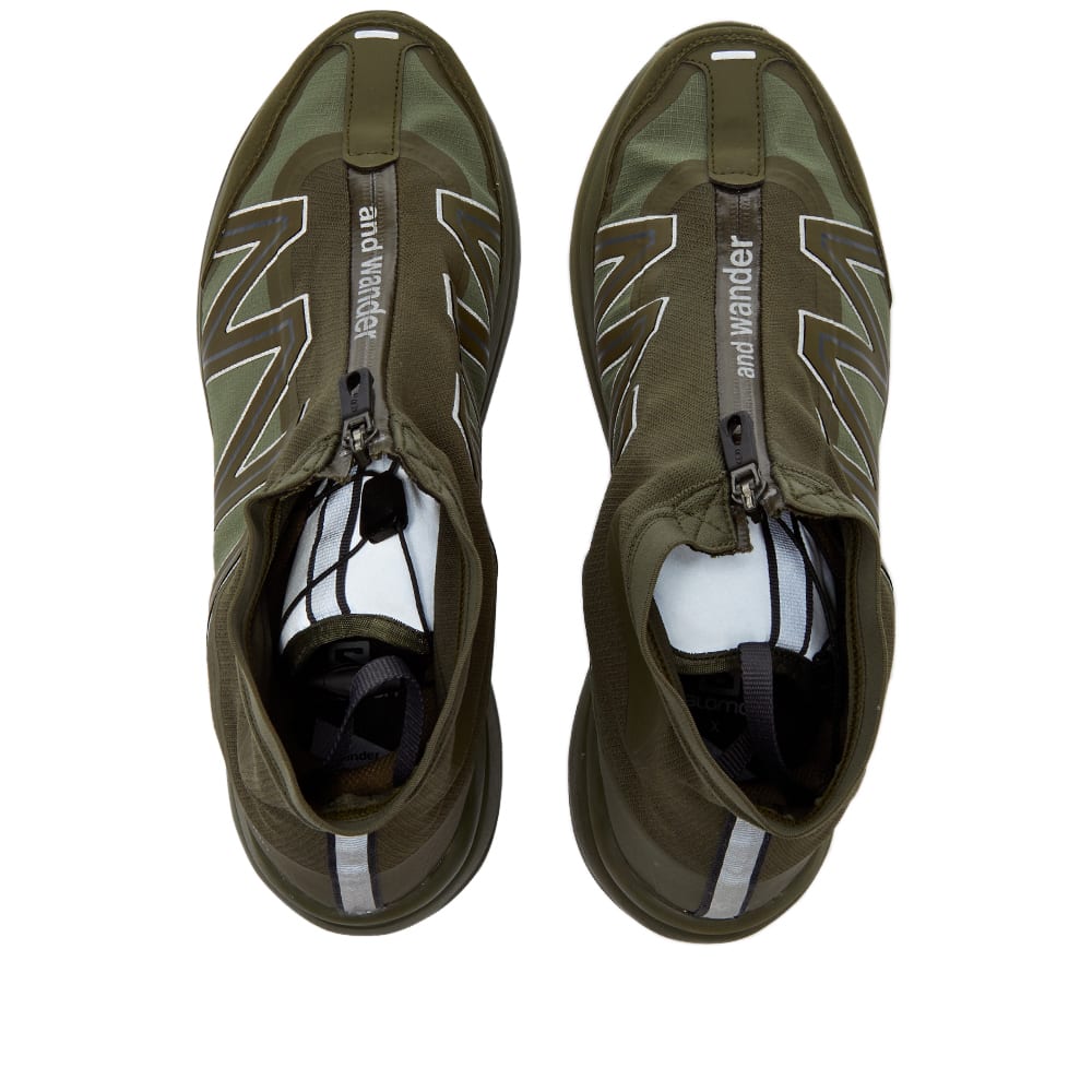and wander x Salomon Reflective Highcut Sneaker Khaki | END. (US)