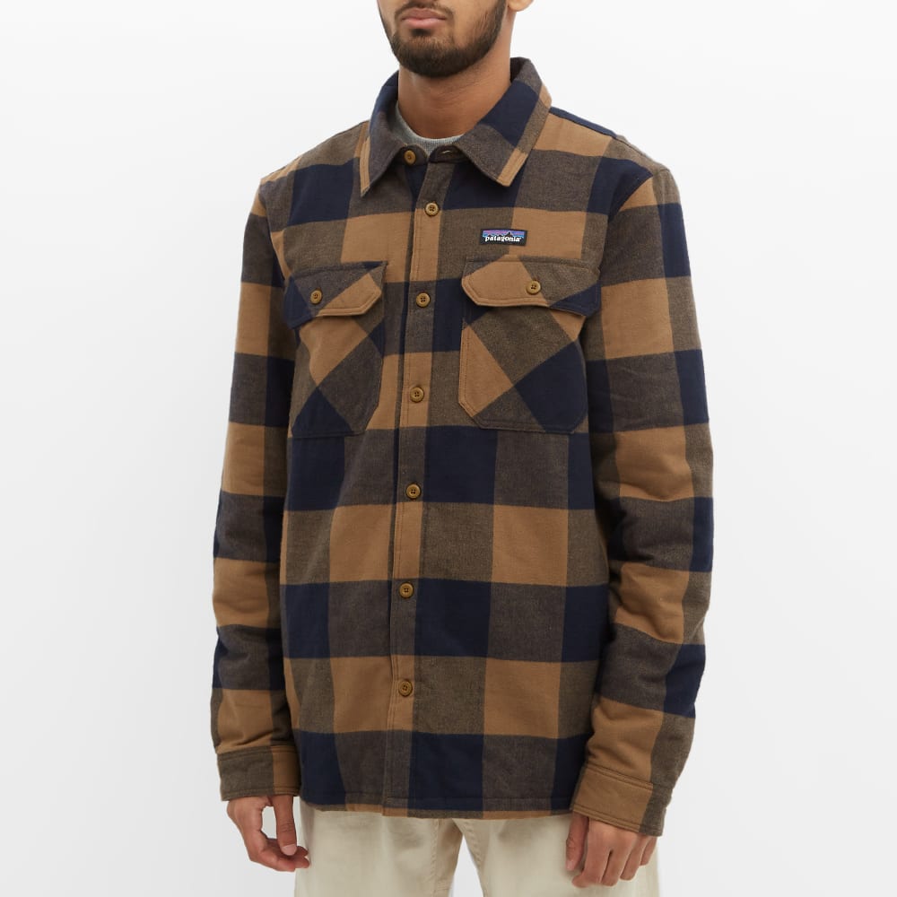 Patagonia Insulated Flannel Jacket Mountain Timber Brown END. (AU)