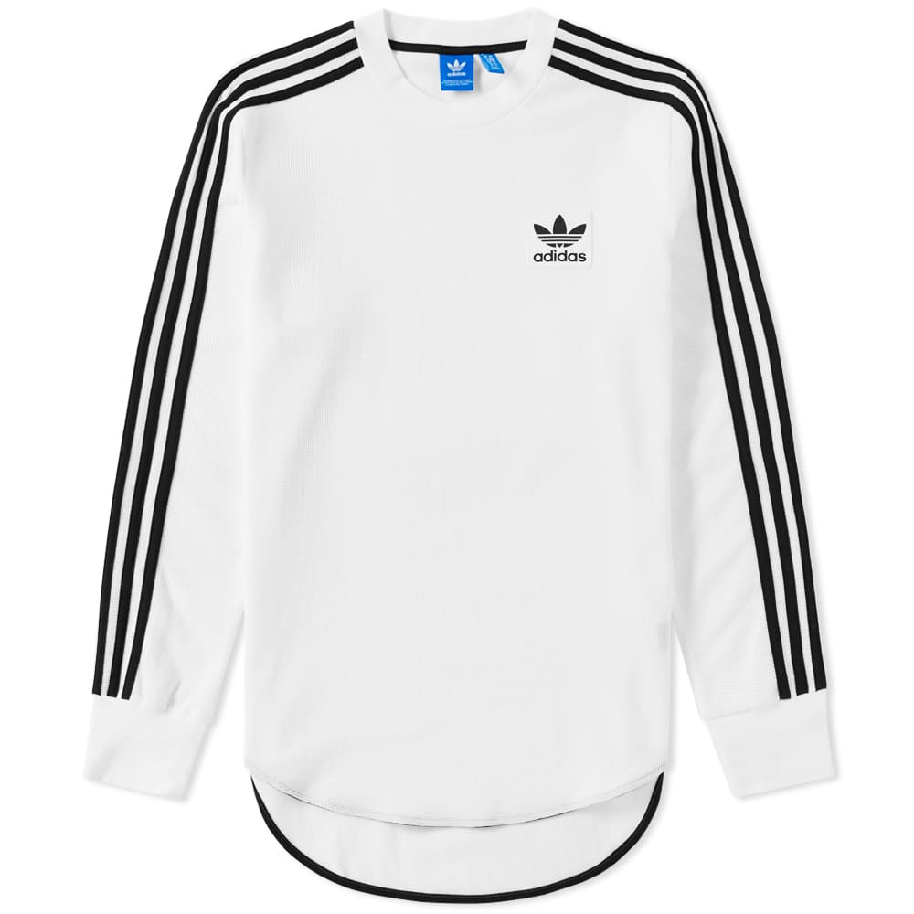 Adidas Long Sleeve Brand Tee White | END.