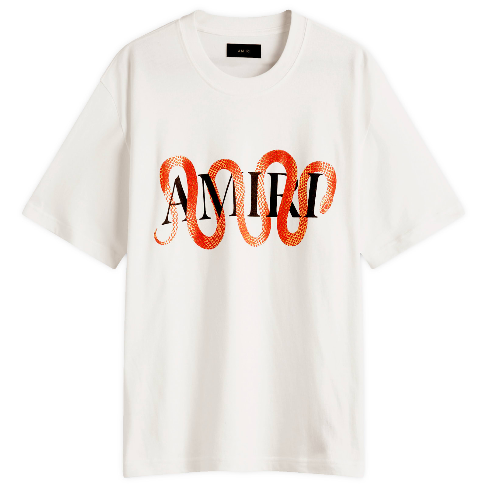 ◆Amiri◆スネークチャイニーズニューイヤー Tシャツ AMIRI Snake Chinese New Year T-Shirt Ivory | END. (US)