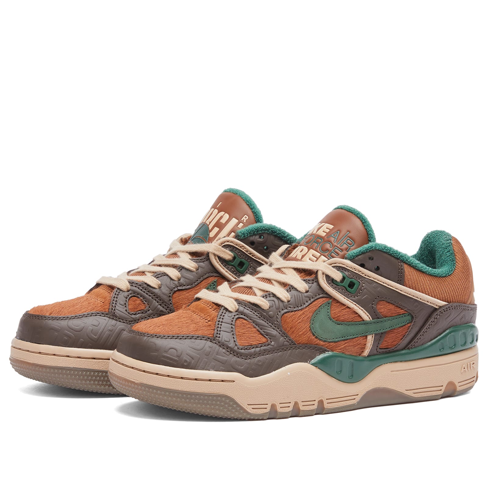 Nike x Nigo Air Force 3 Low SP Sneaker Brown/Hemp/Pecan - Curated
