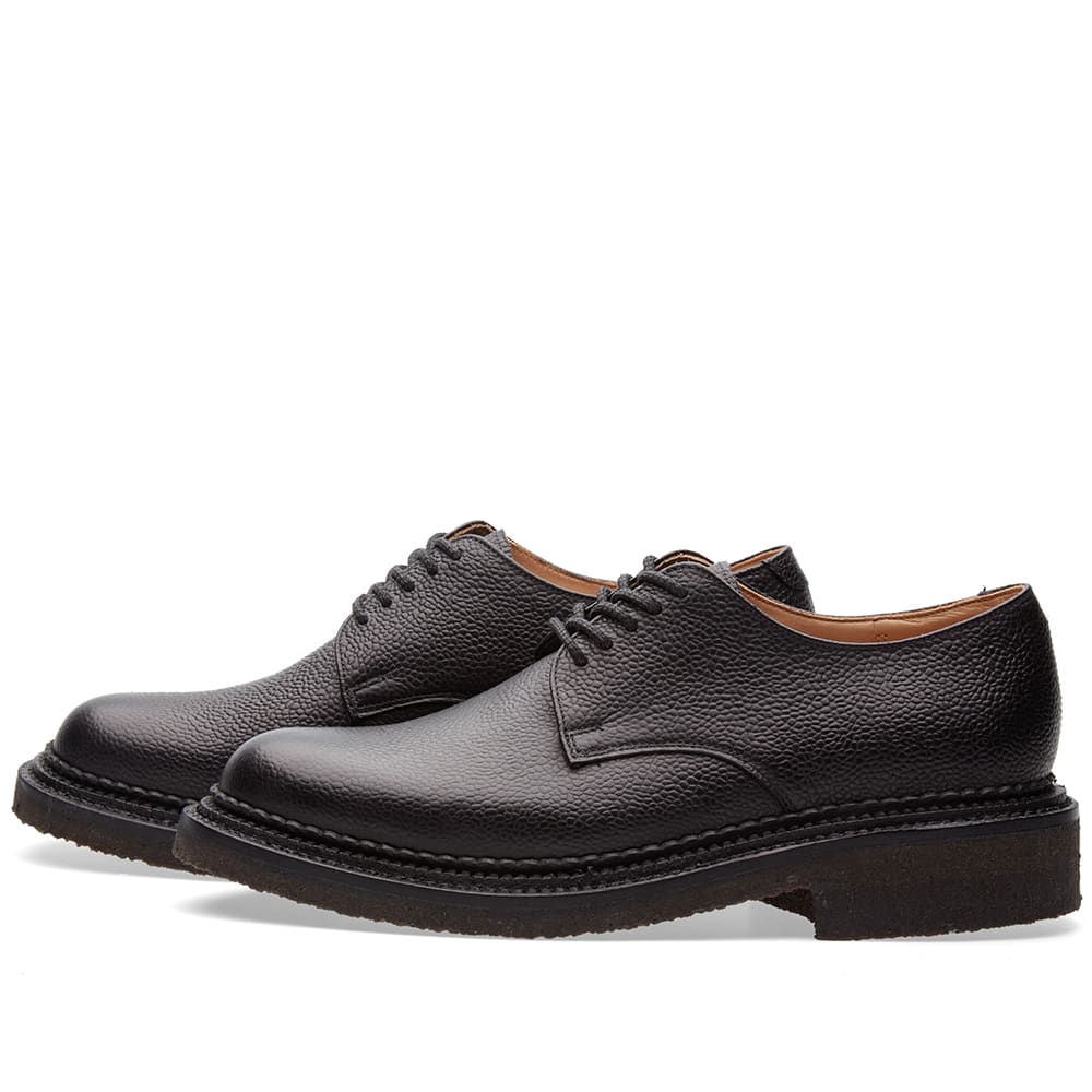 Grenson x Nick Wooster NW2 Crepe Sole Derby Shoe Black Grain END. (RU)