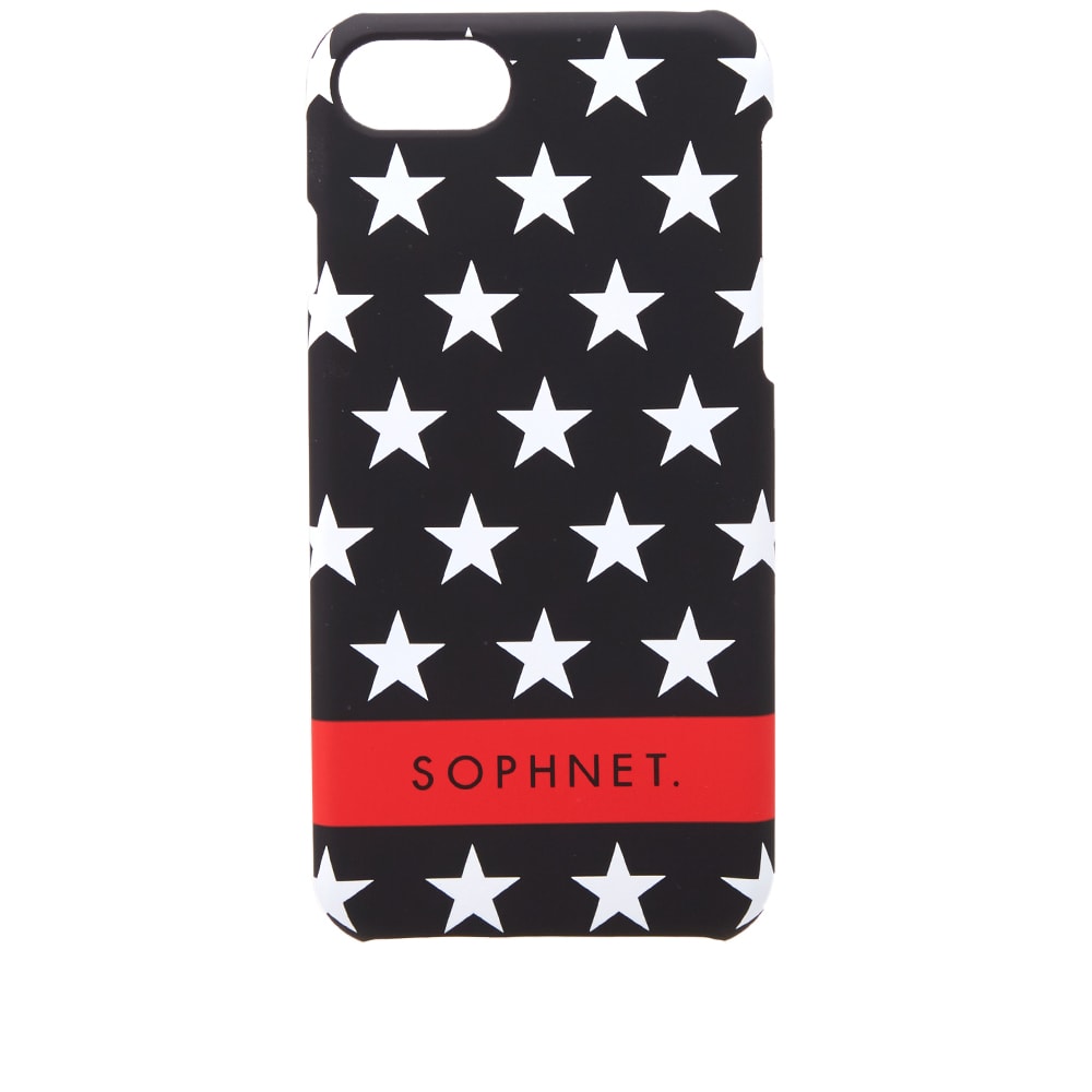 SOPHNET. take on an overt focus on the American flag; having long held an affinity for Western influences. Patterned with the stars and stripes, this case is a practical and stylish option for your iPhone 7.

iPhone 7 Compatible
Plastic Case
Stars & Stripe Patterned