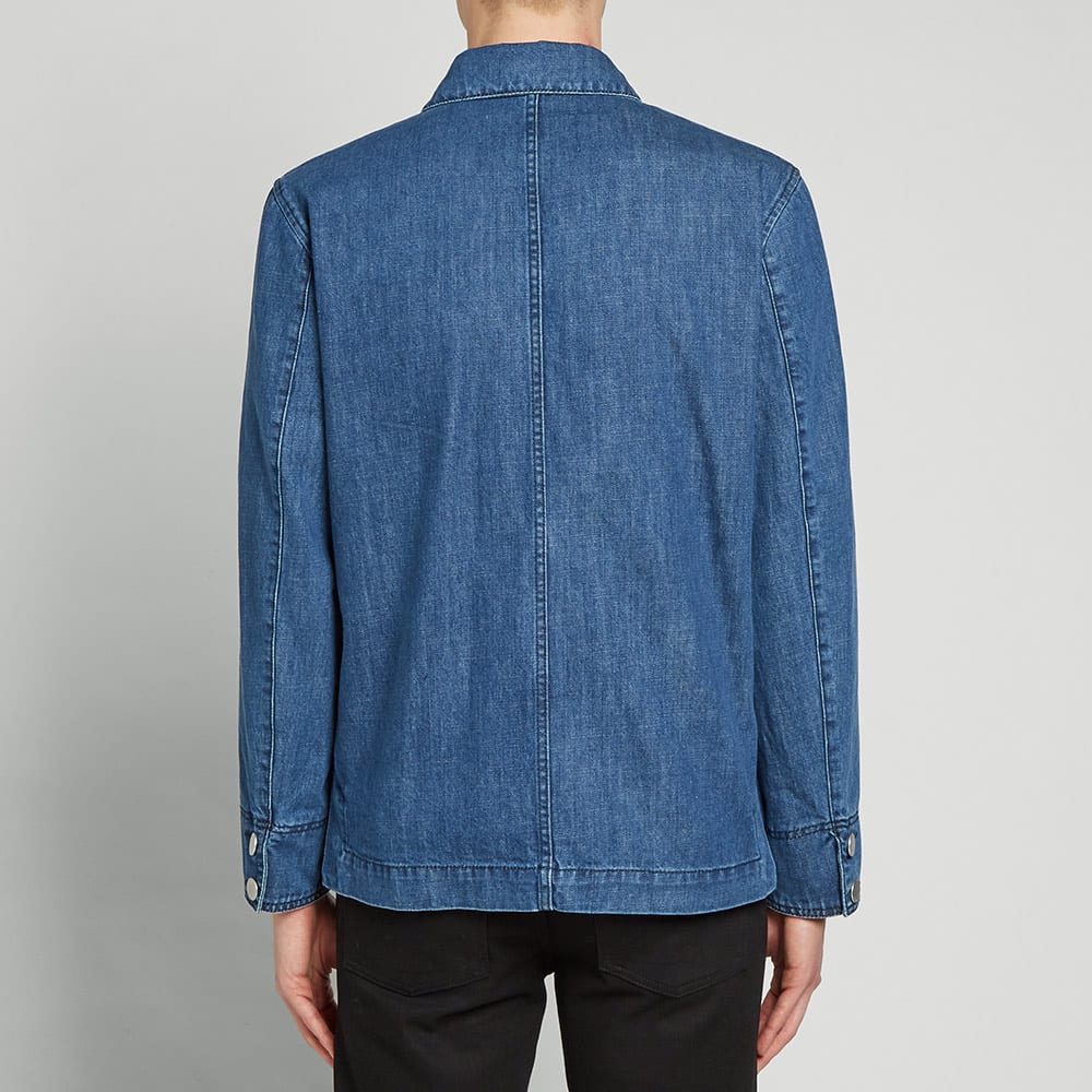 Maison Kitsuné Denim Worker Jacket Bleach | END. (US)