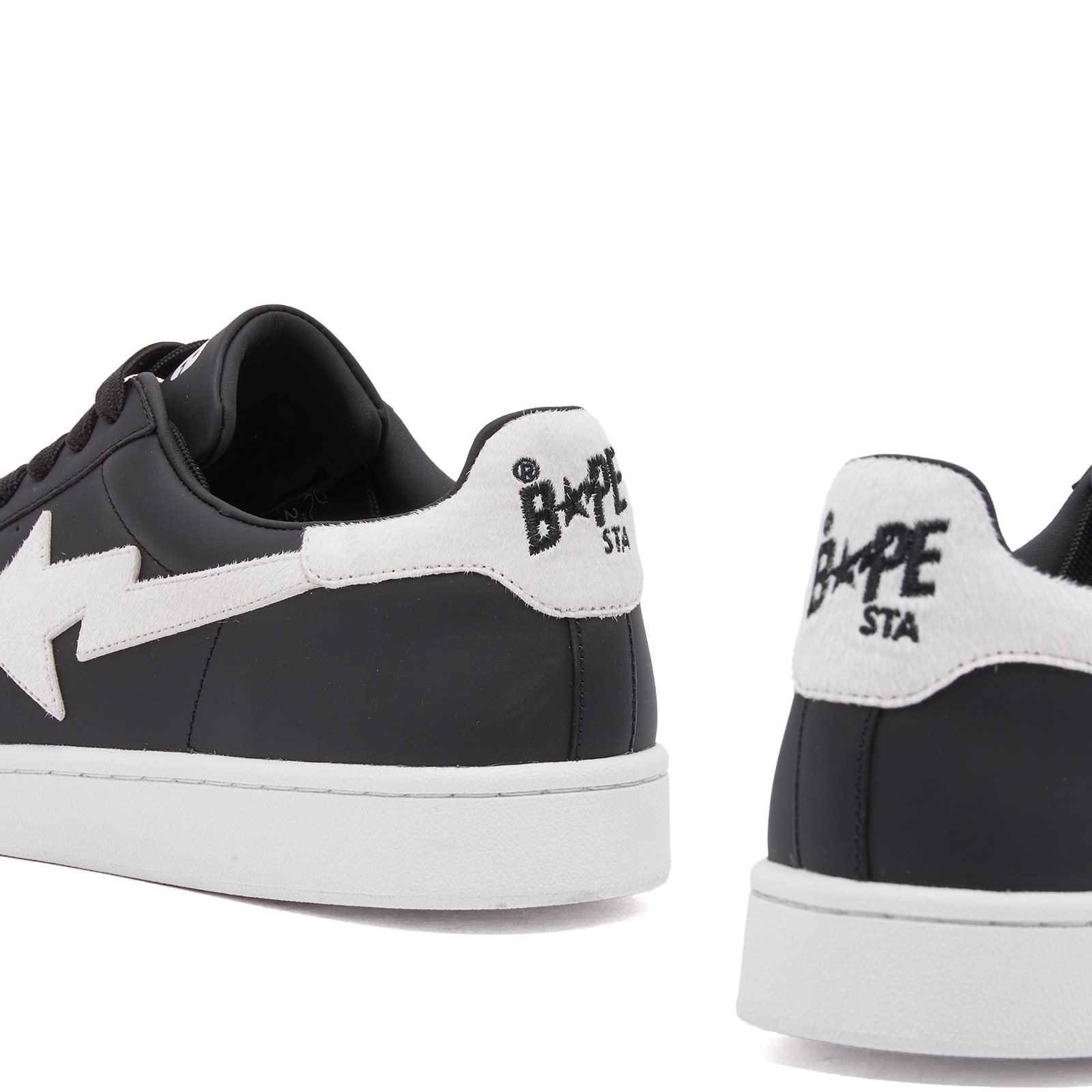 A Bathing Ape Men's Skull Sta #2 Sneaker Black - Curated