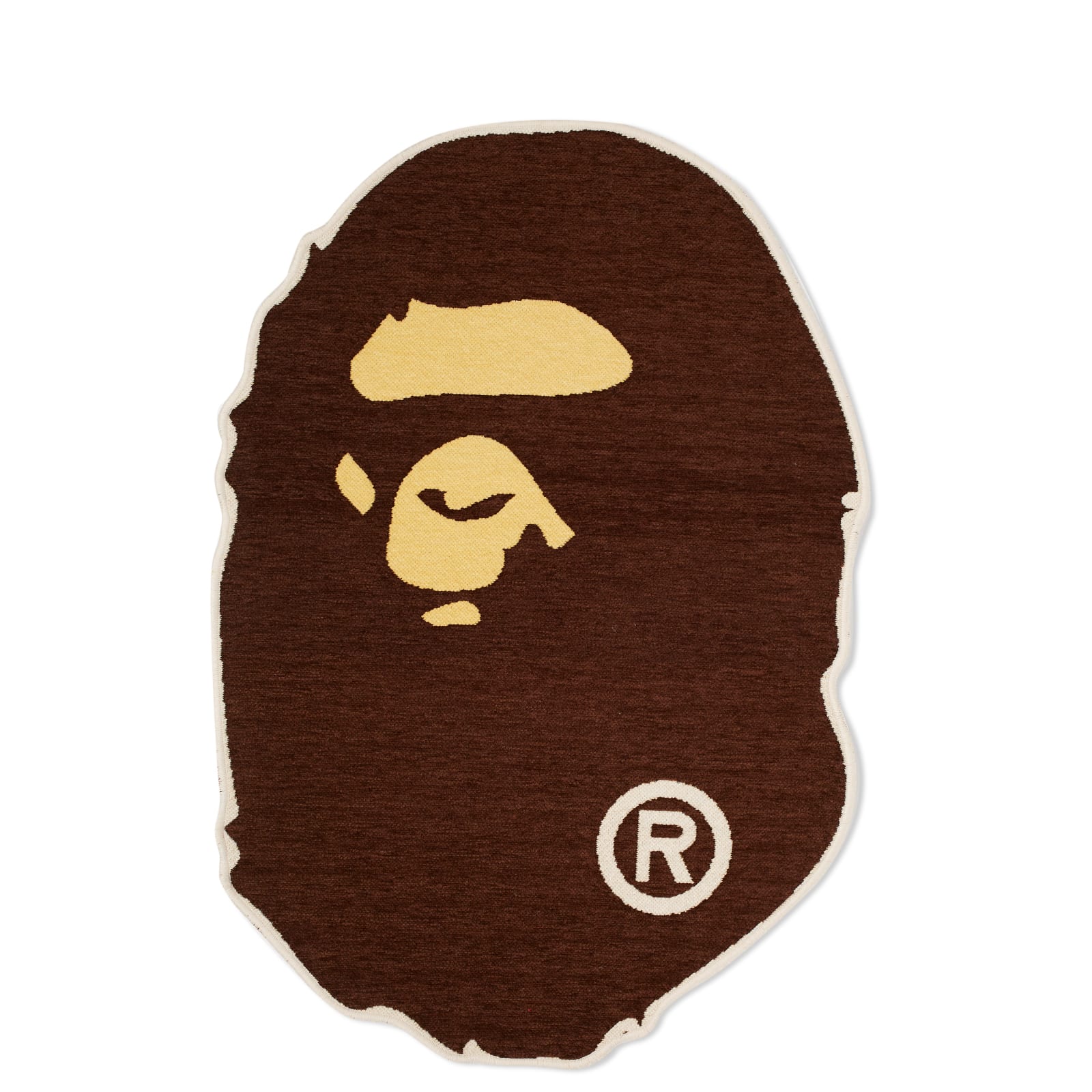 A Bathing Ape Small Ape Head Rug Brown | END. (GB)