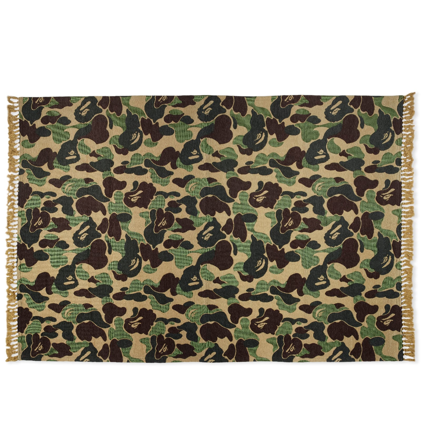 A Bathing Ape Abc Camo Rug Green | END. (GB)