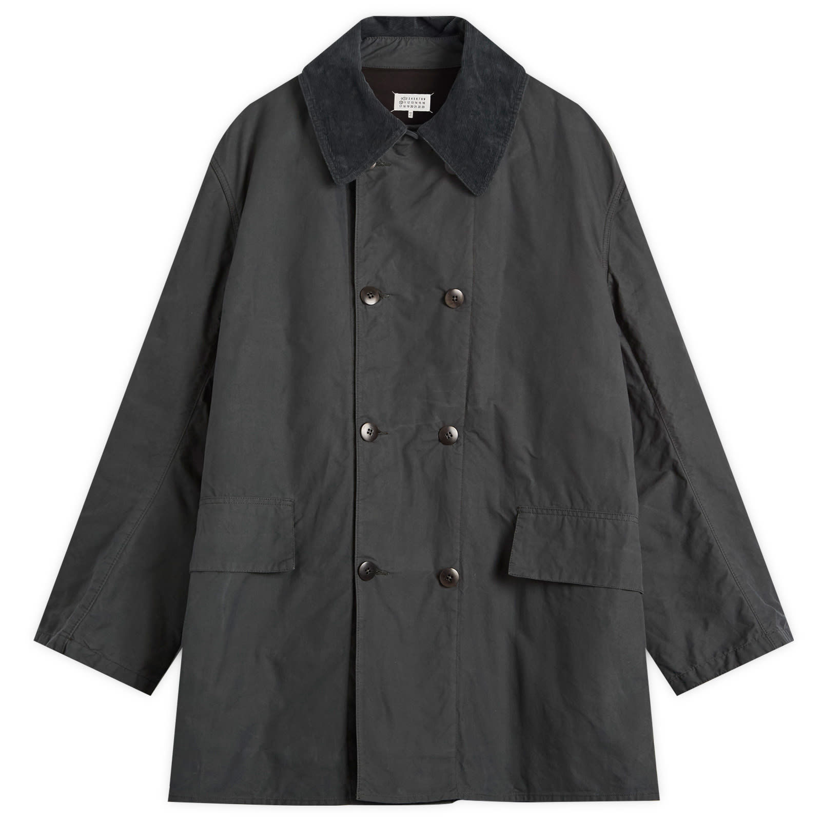 Maison Margiela Cotton Car Coat Charcoal | END. (US)