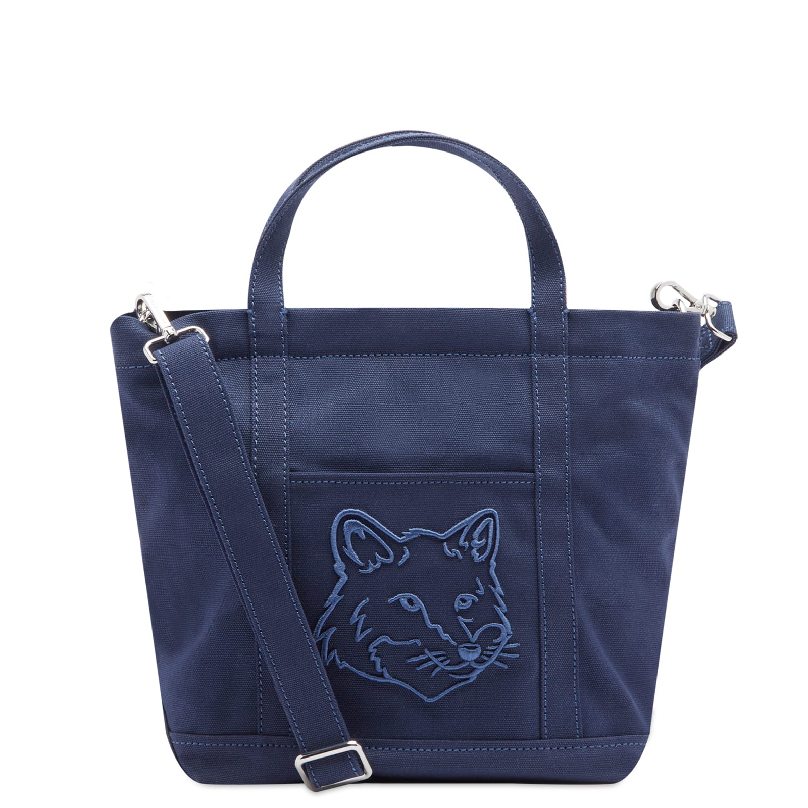 MAISON KITSUNE｜ (FOX HEAD SMALL TOTE(LW05103WW0107-0102 FOX HEAD SMALL TOTE | Maison Kitsuné