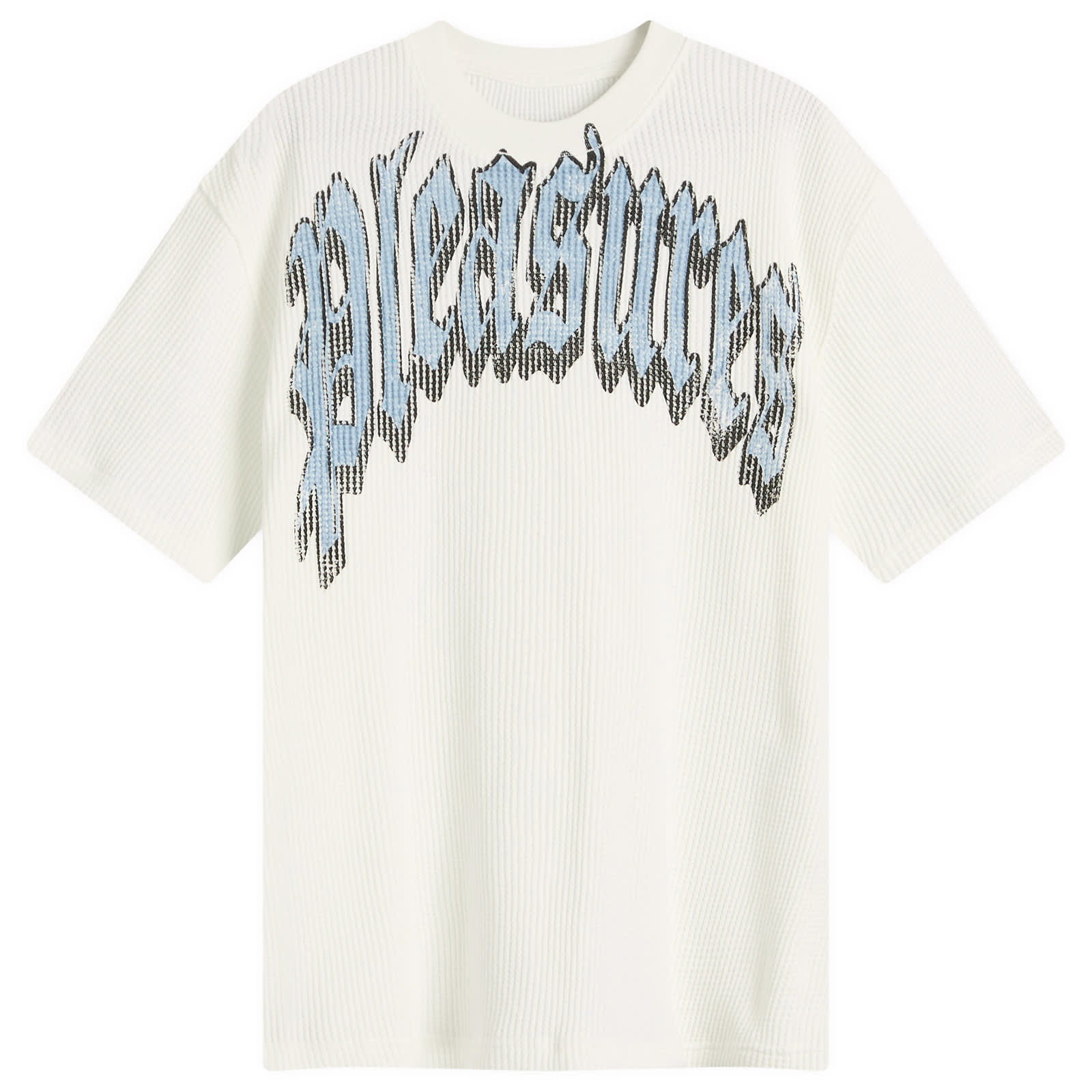 PLEASURES 国内発送 Twitch ワッフルシャツ ホワイト Pleasures Twitch Waffle T-Shirt White | END. (AT)