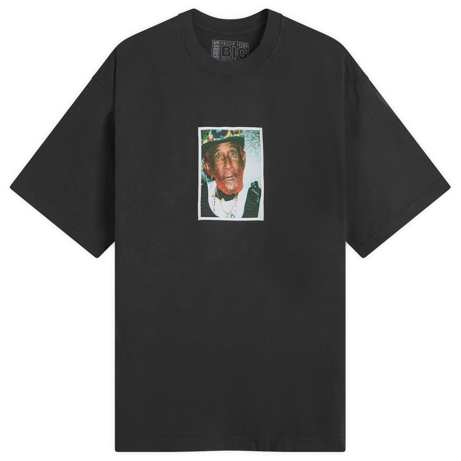 【PLEASURES】 JELLY T-SHIRT Black Pleasures x Lee Scratch Perry T-Shirt Black | END. (GB)