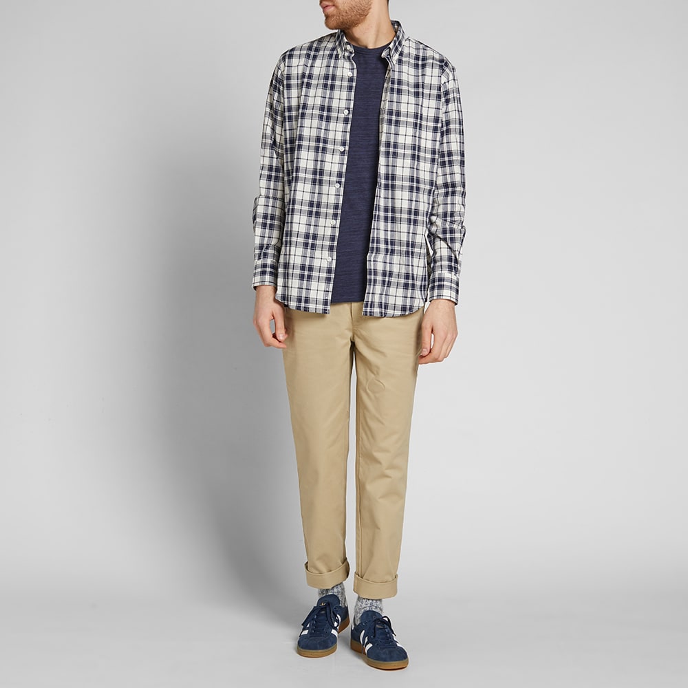 Officine Generale Japanese Jersey Pocket Tee Navy END.