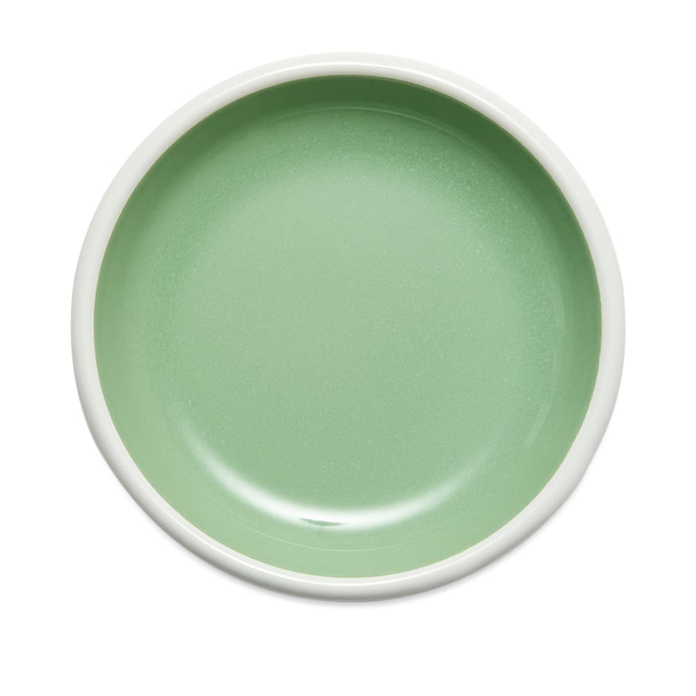 A small plate from BORNN enamelware, this green piece if perfect for use in a set or for holding small trinkets around the home. Made in Turkey, the sleek homeware style has been carefully crafted in Istanbul using a tried and tested manufacturing technique.

Steel Construction
Enamel Glaze
Kiln Fired 
Oven, Freezer & Dishwasher Safe
Handmade in Turkey

Each piece of BORNN enamelware is unique and made by hand, therefore the pattern may differ slightly to the images shown.