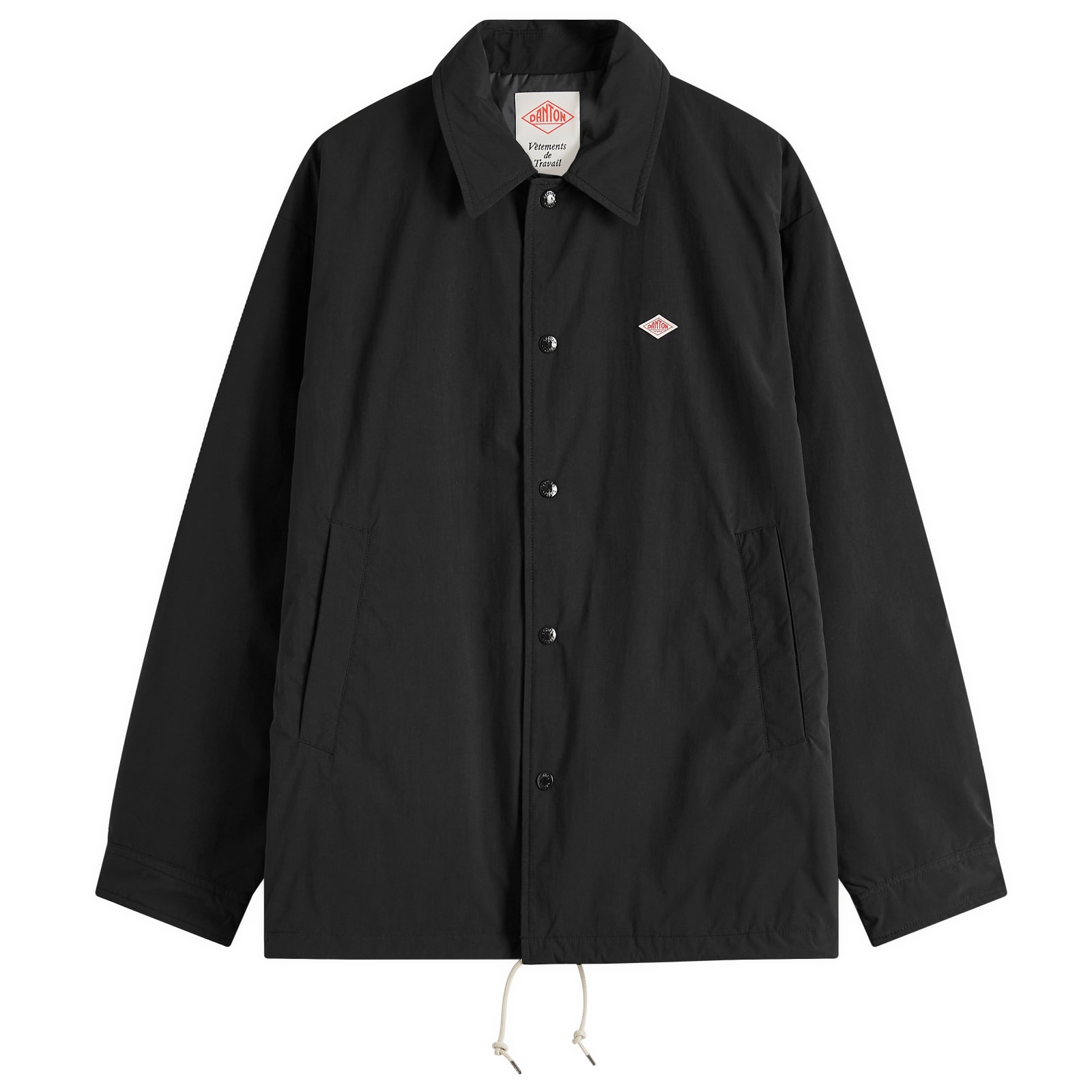 Danton Men's Logo Coach Jacket Black - Curated Menswear