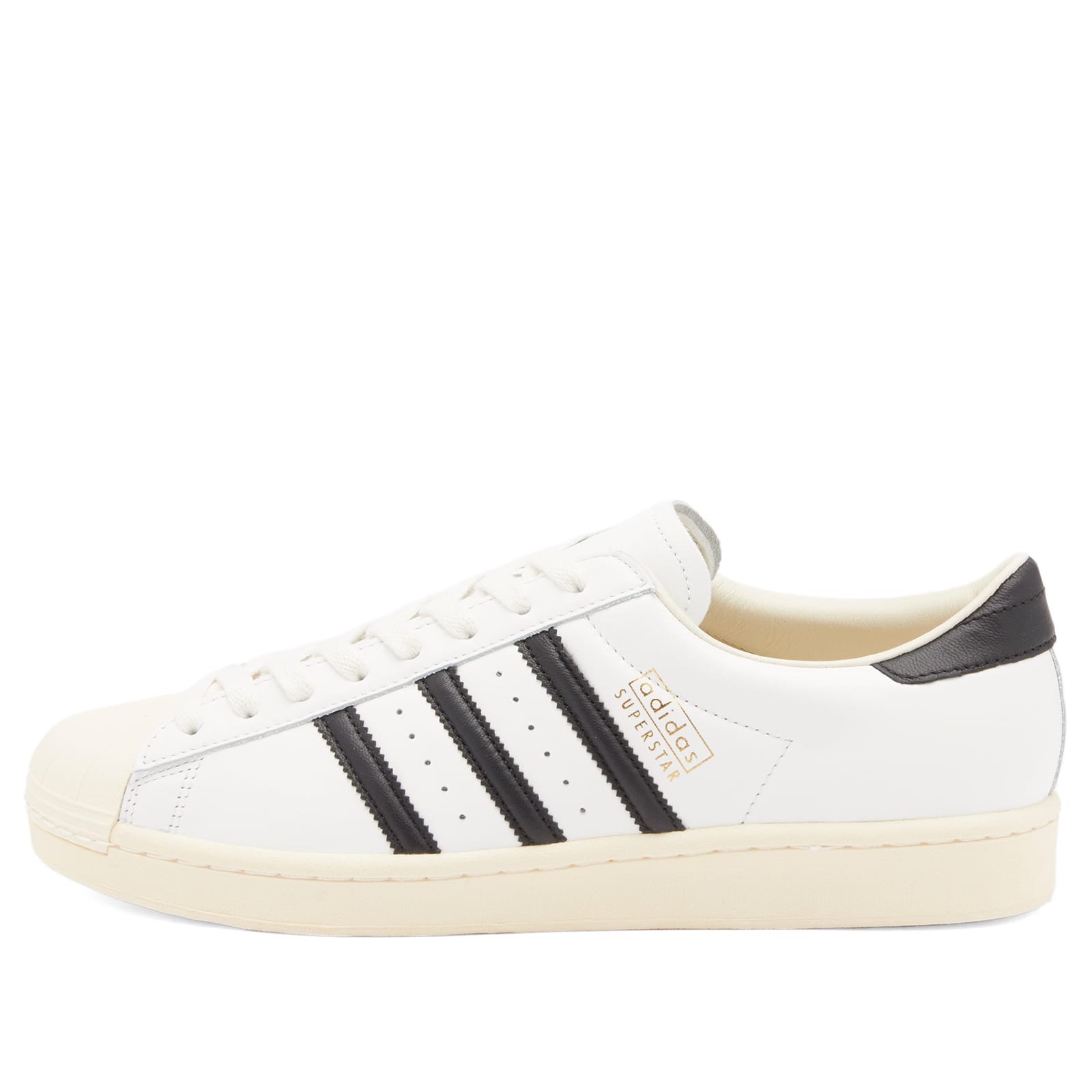 Adidas Superstar Vintage White, Black & Cream White | END. (AR)