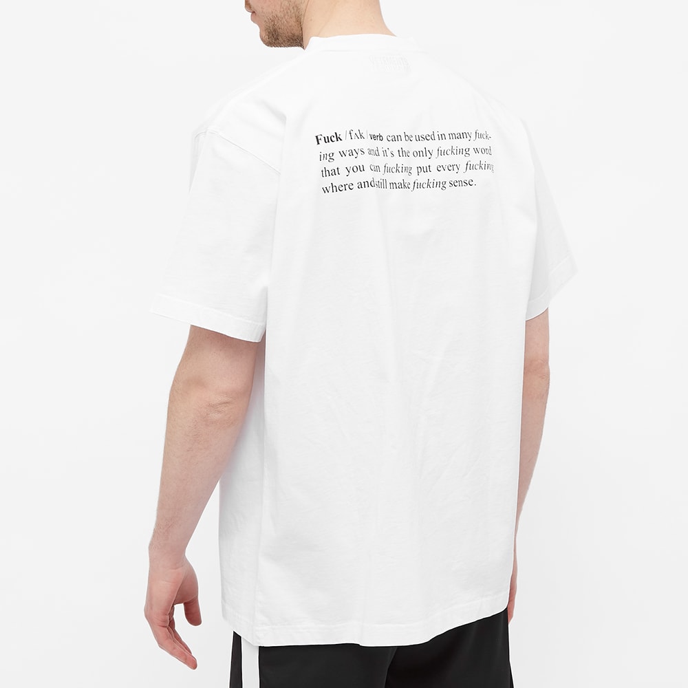 vetements target tee