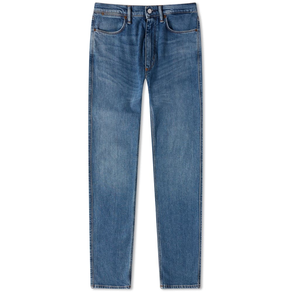 Acne Studios Max Slim Fit Jean Mid Blue 