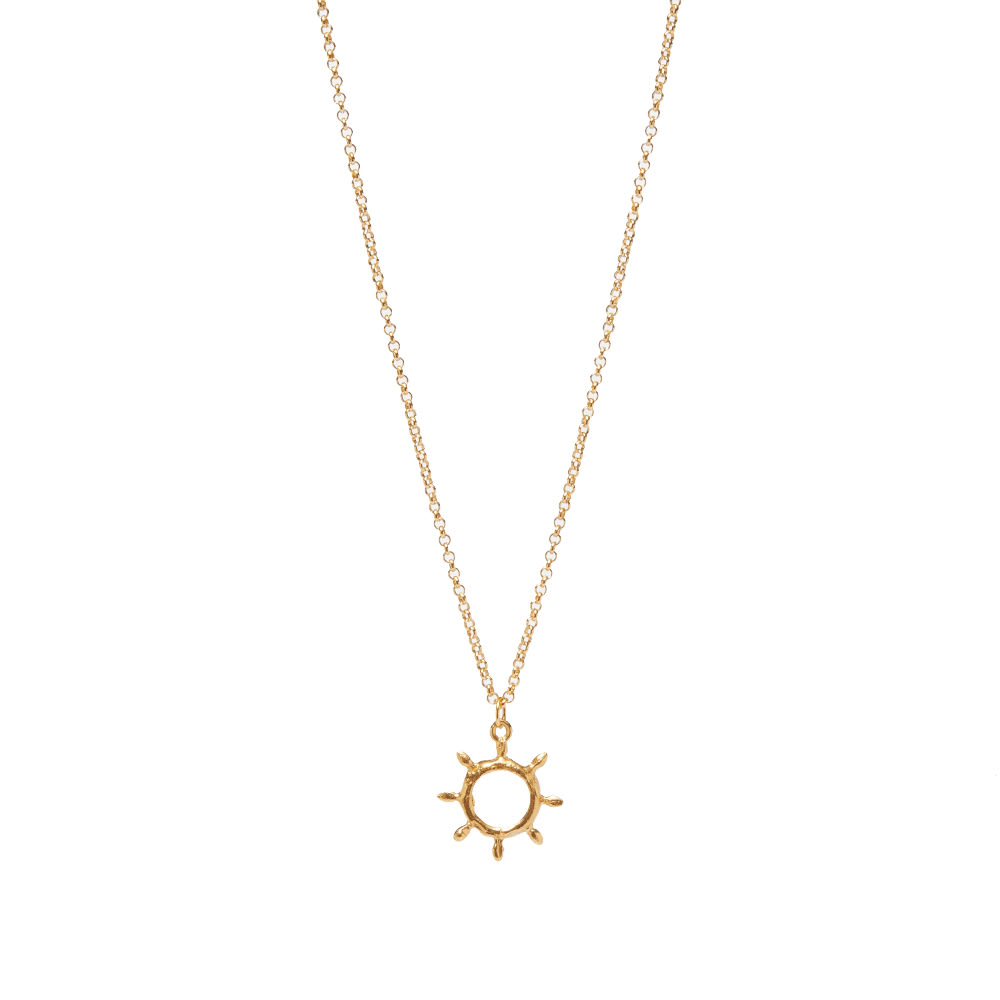 Nocturnal Helm Necklace Gold 
