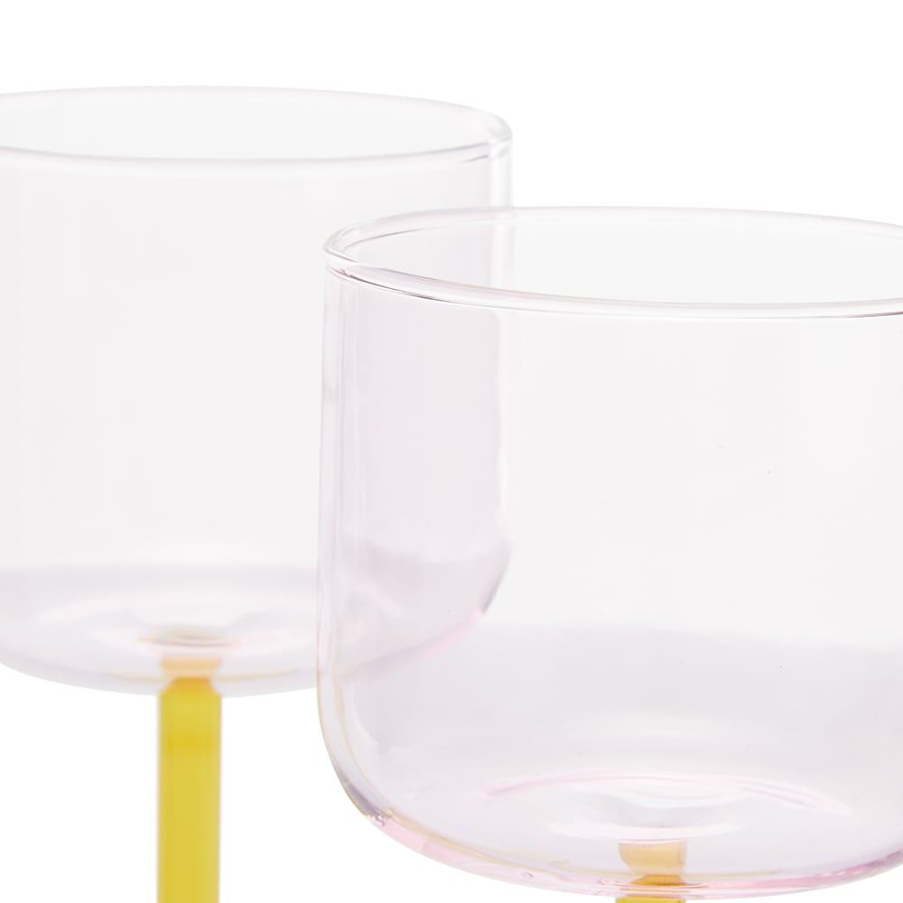 HAY Tint Wineglass Set Of 2 Pink & Yellow END. (US)