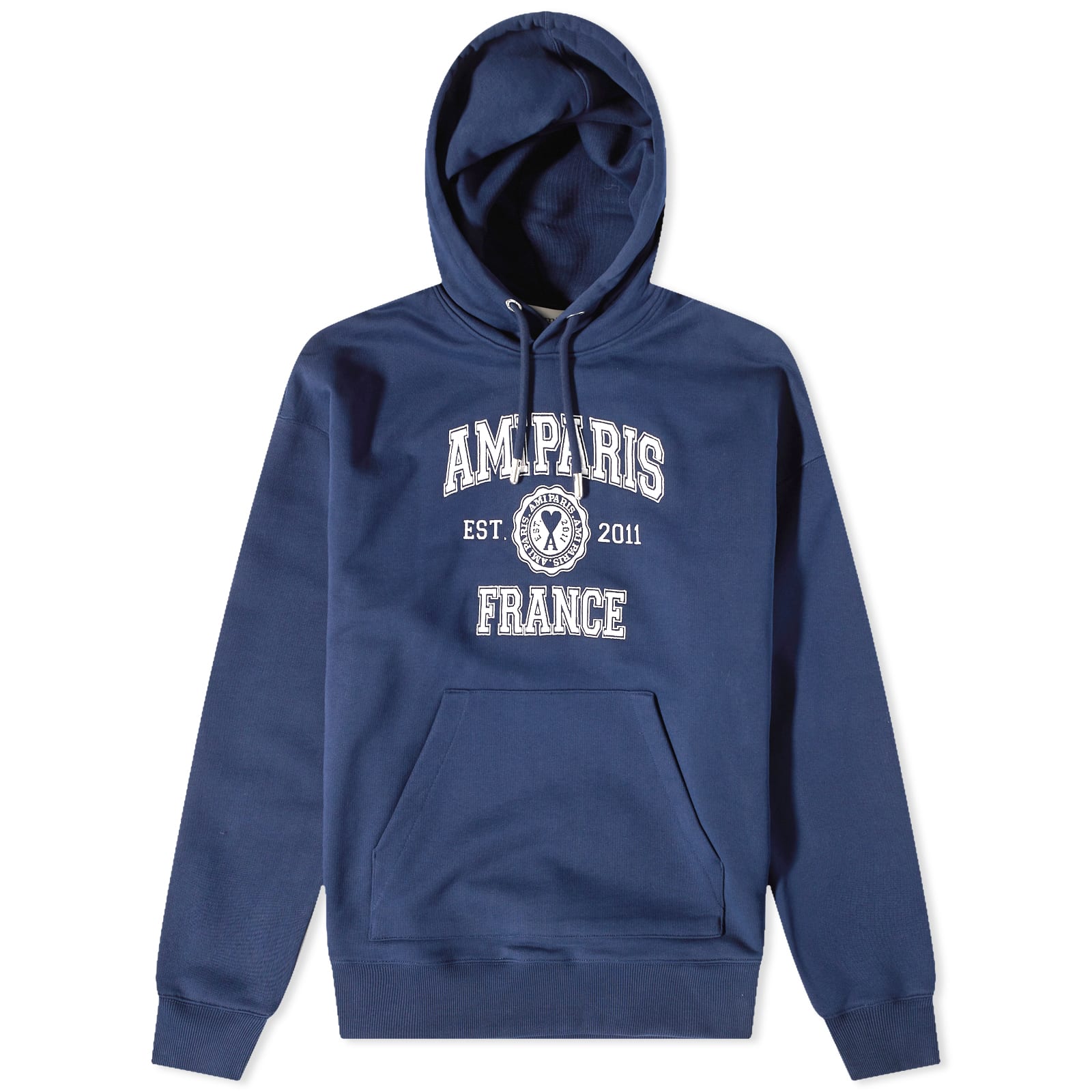 ami paris navy hoodie