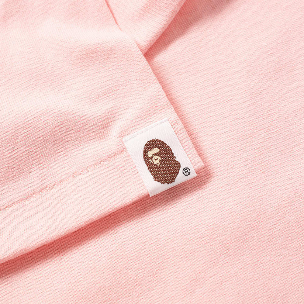 pink bape shirt