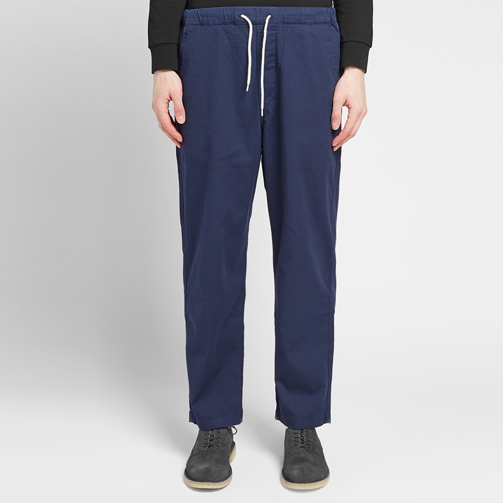 Navy drawstring trousers clearance