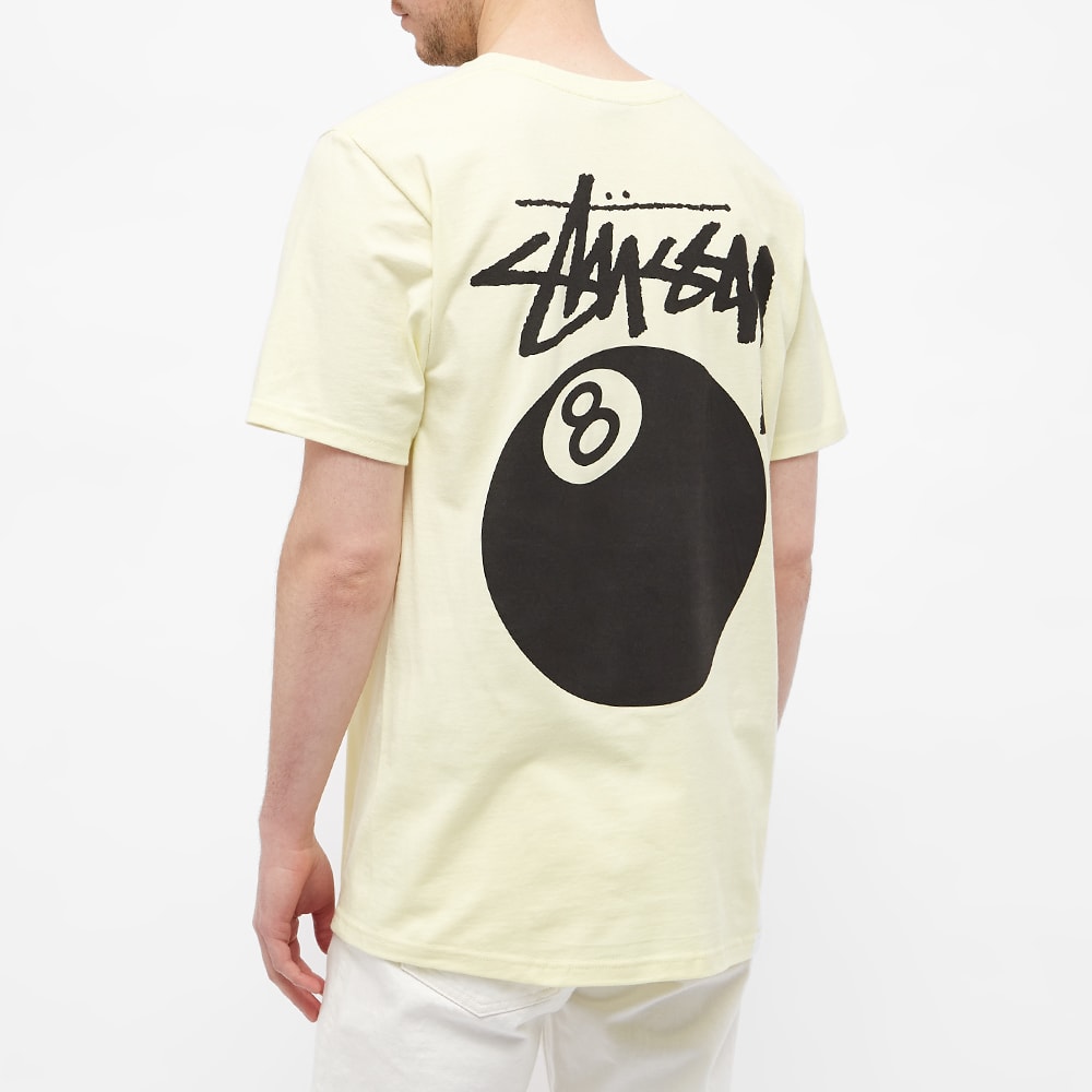 Stussy 8 Ball Tee Pale Yellow | END. (RU)